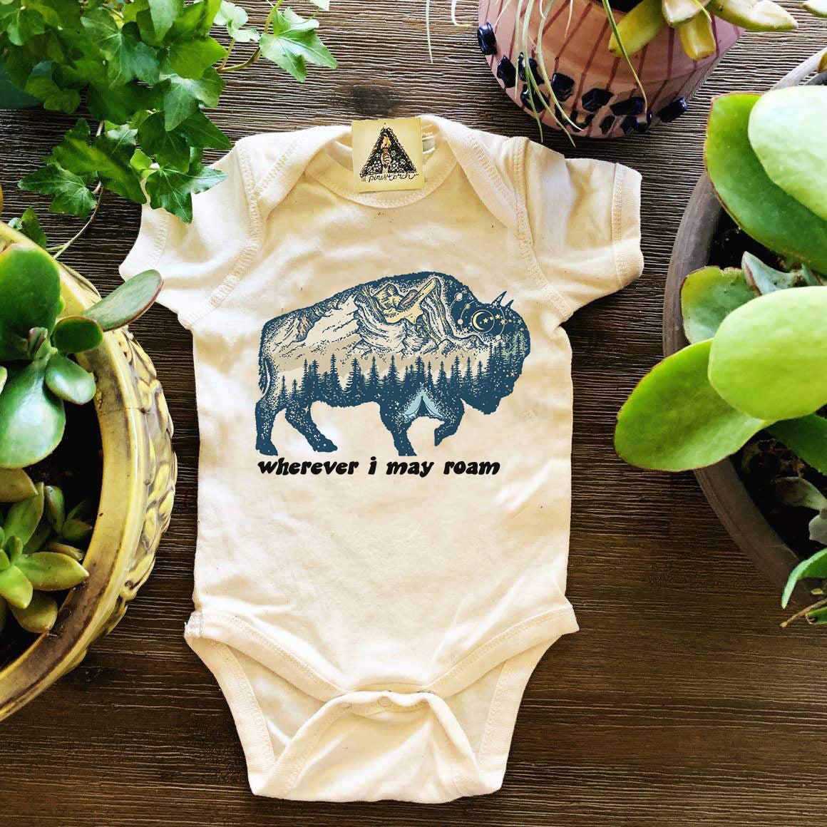 « WHEREVER I MAY ROAM - BUFFALO » BODYSUIT