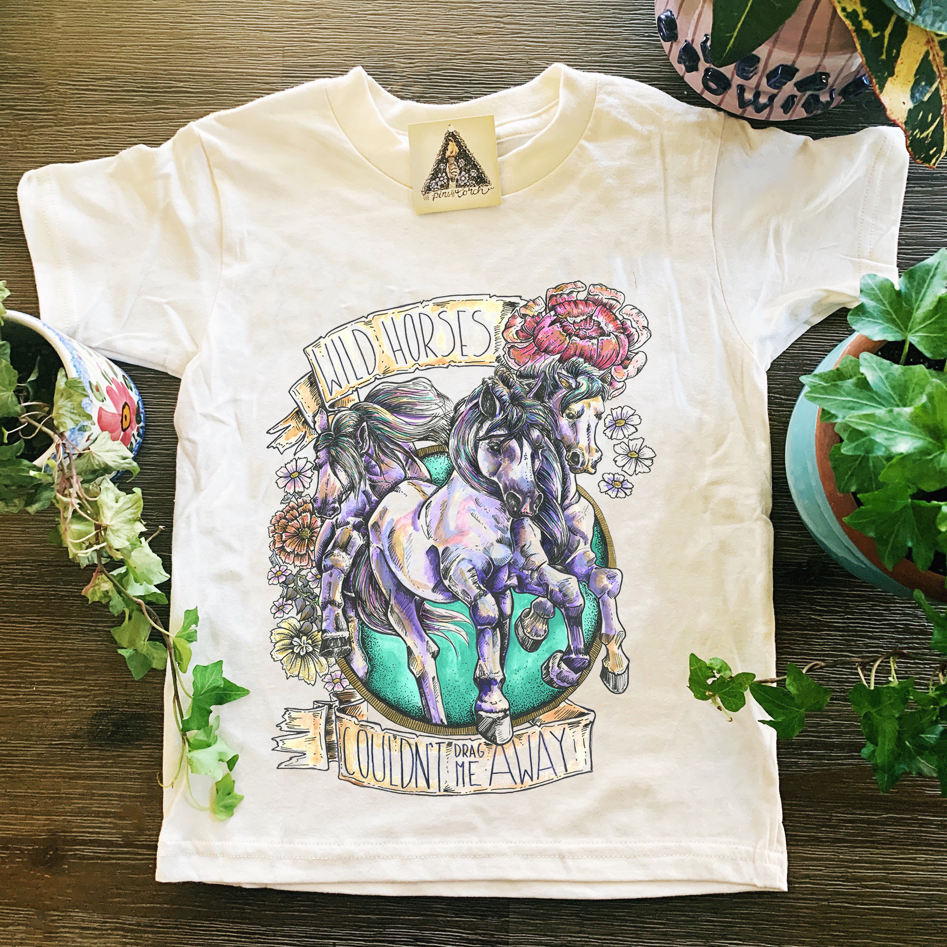 « WILD HORSES » KID'S TEE