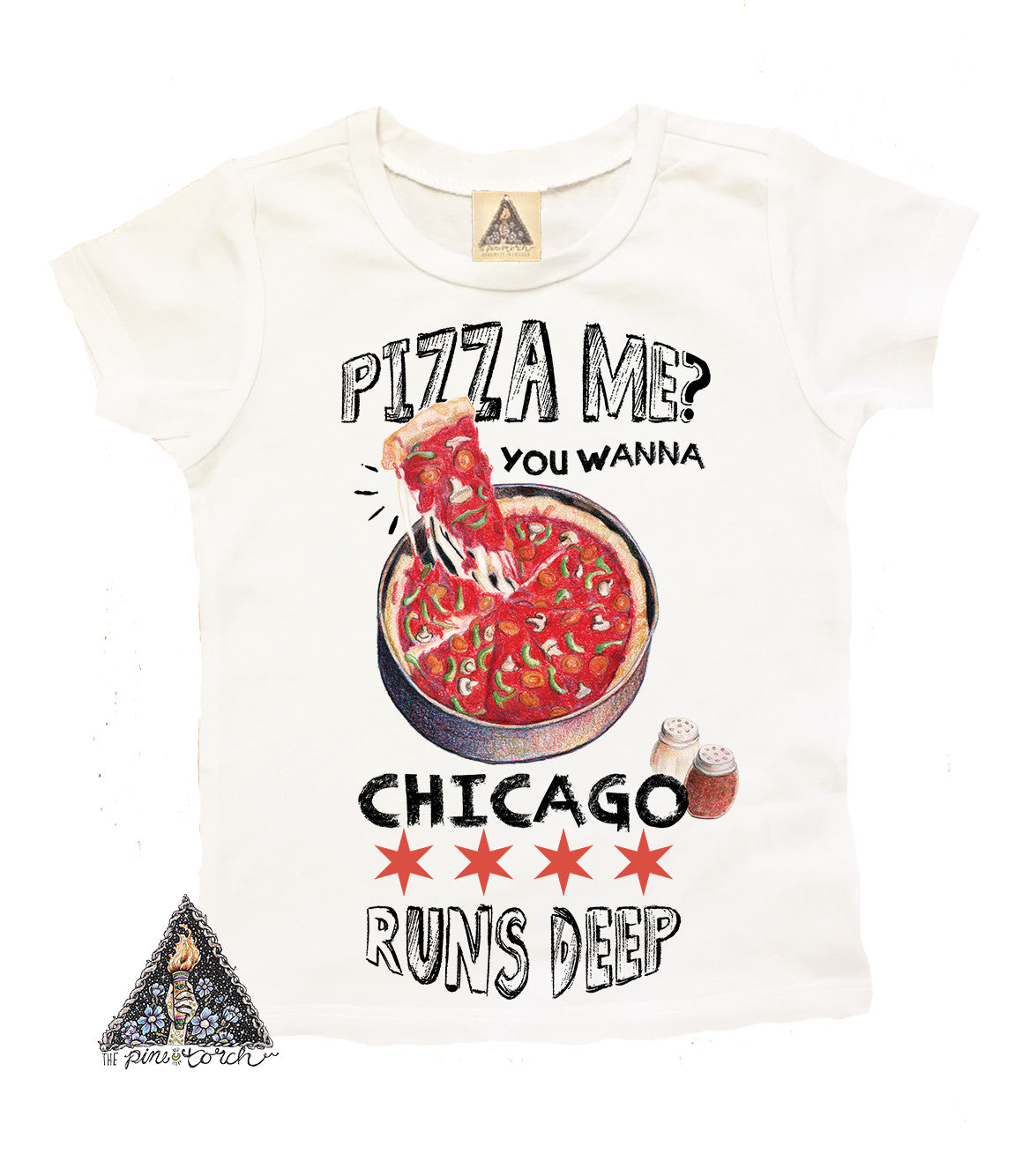« YOU WANNA PIZZA ME? » KID'S TEE
