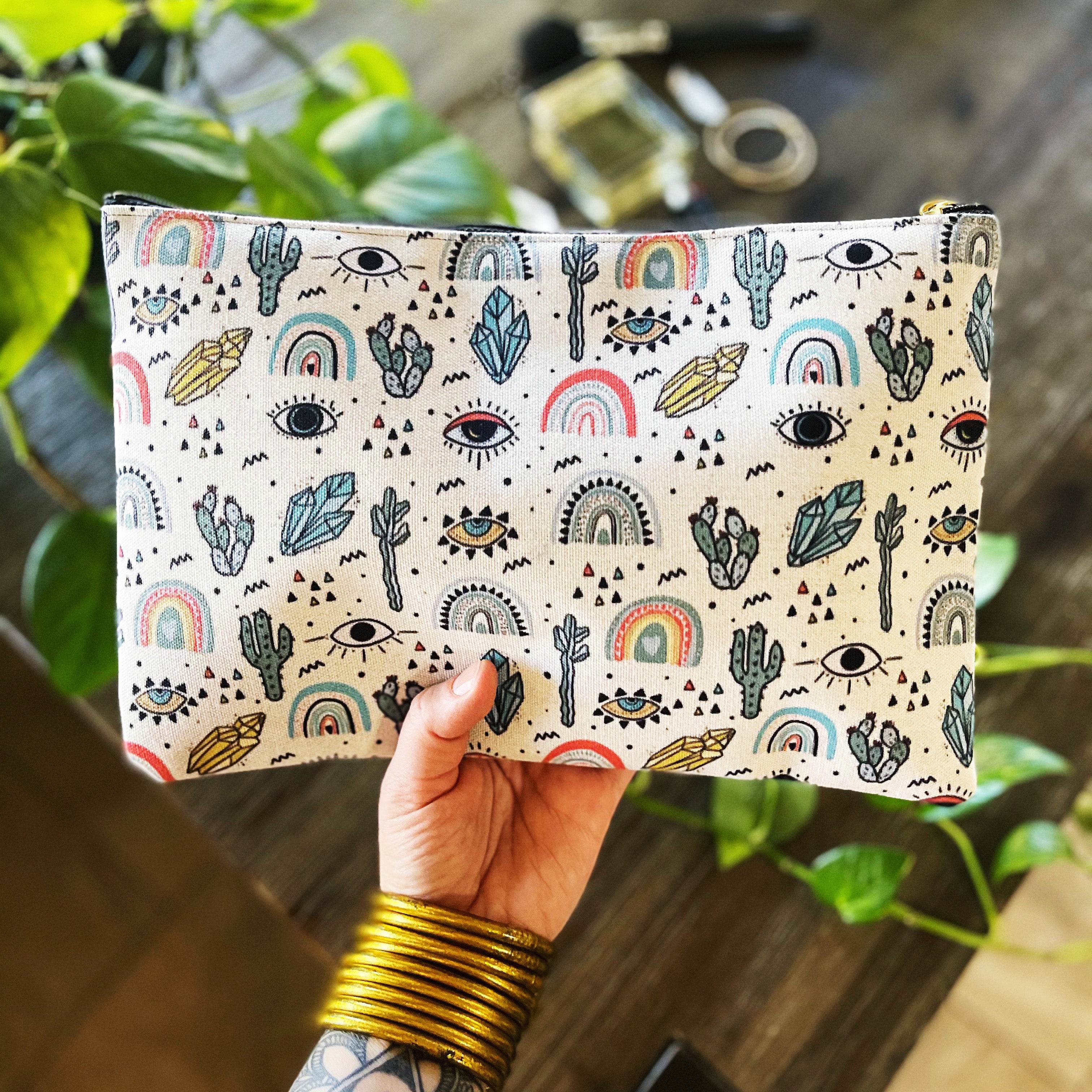 COSMETIC ZIP POUCHES