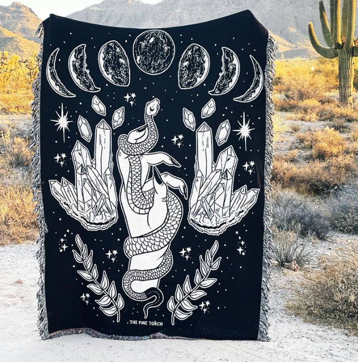 Nona's Throws // Woven Fringe Blankets