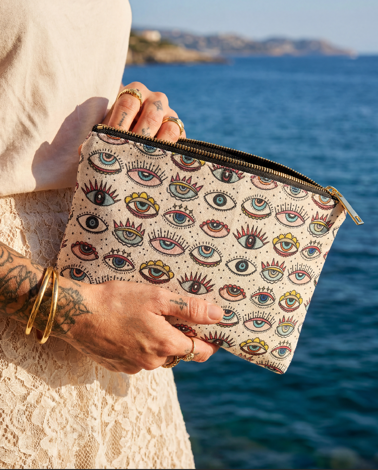 COSMETIC ZIP POUCHES