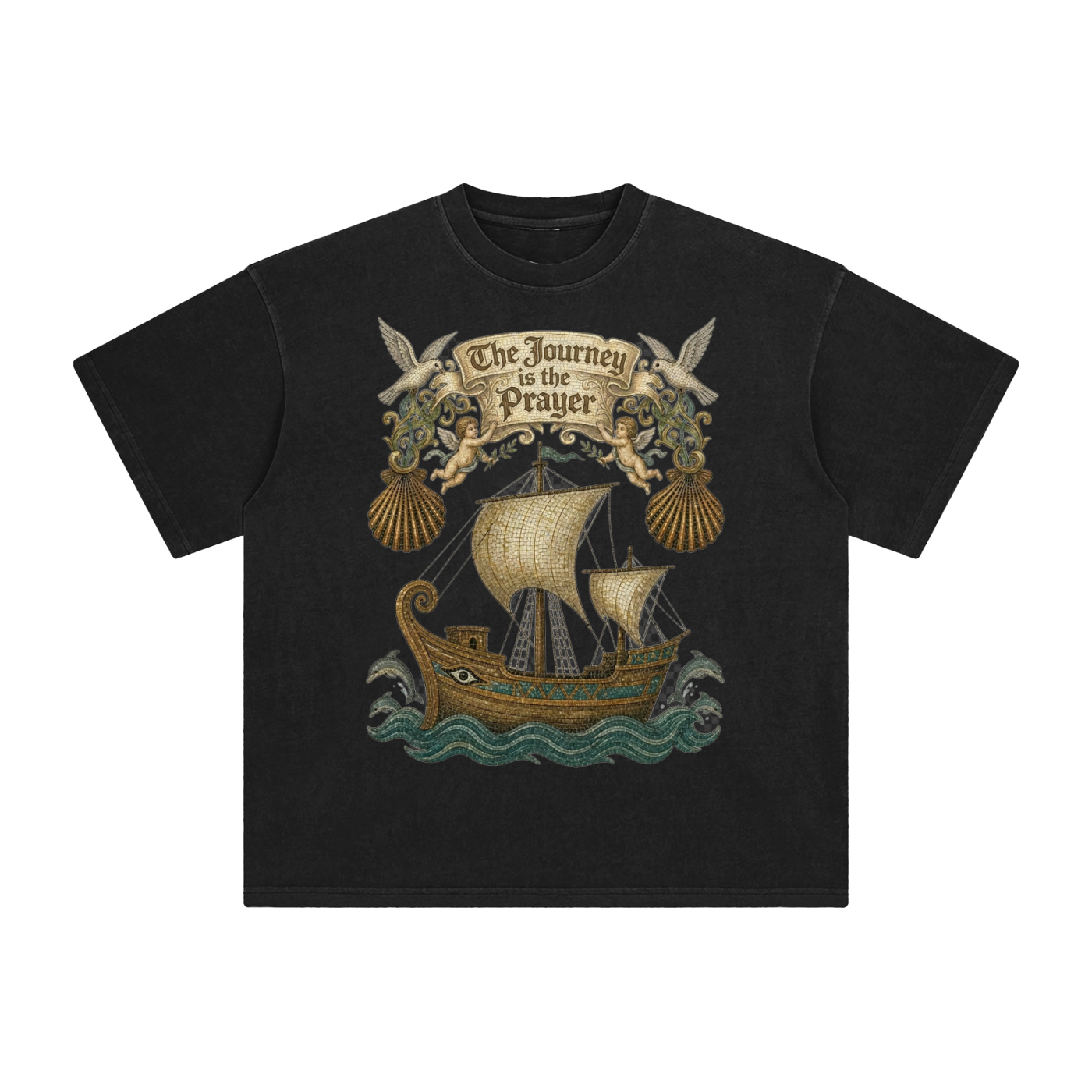 The Journey is the Prayer // Enzyme Washed T-Shirt