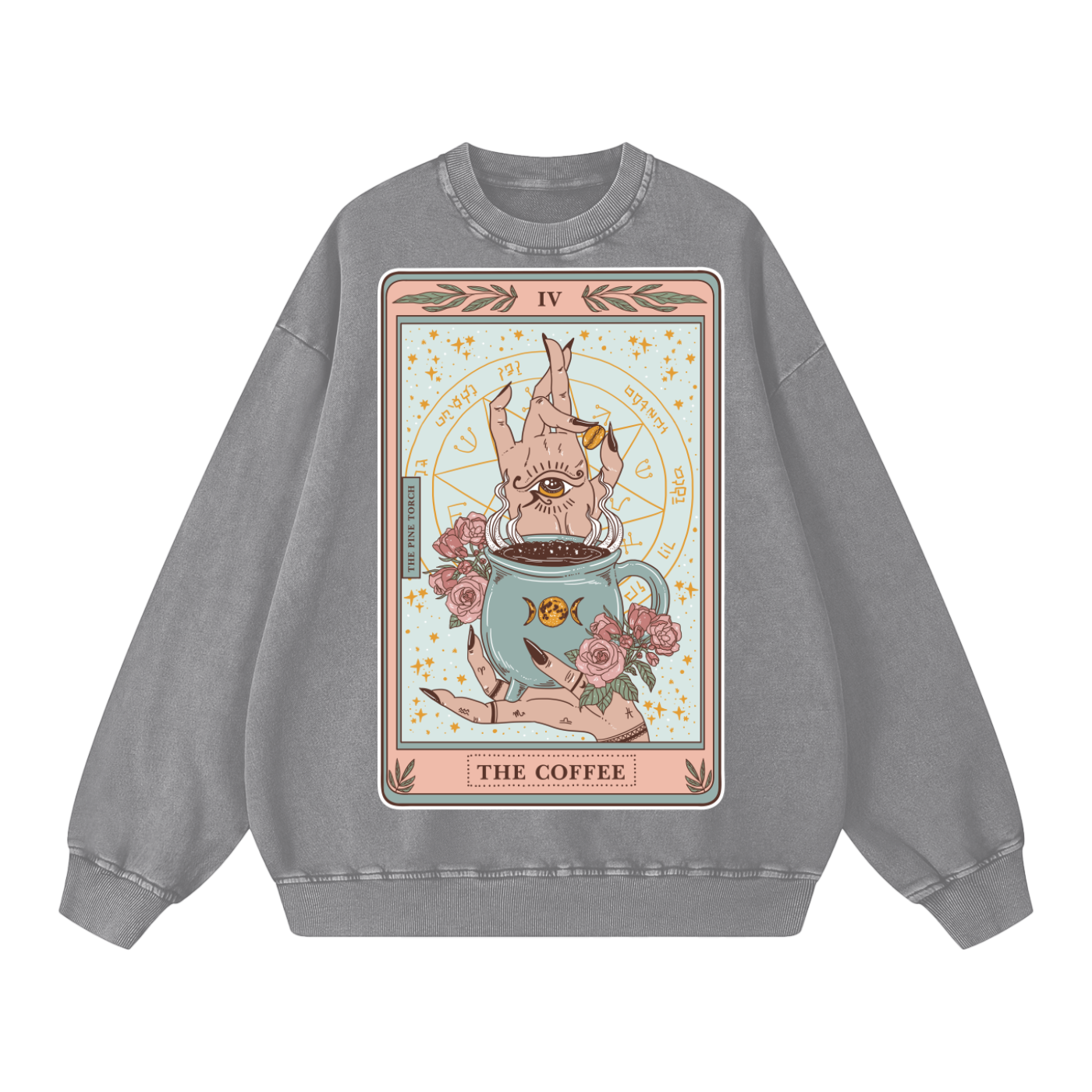 The Coffee // Snow Washed Oversized Sweatshirt