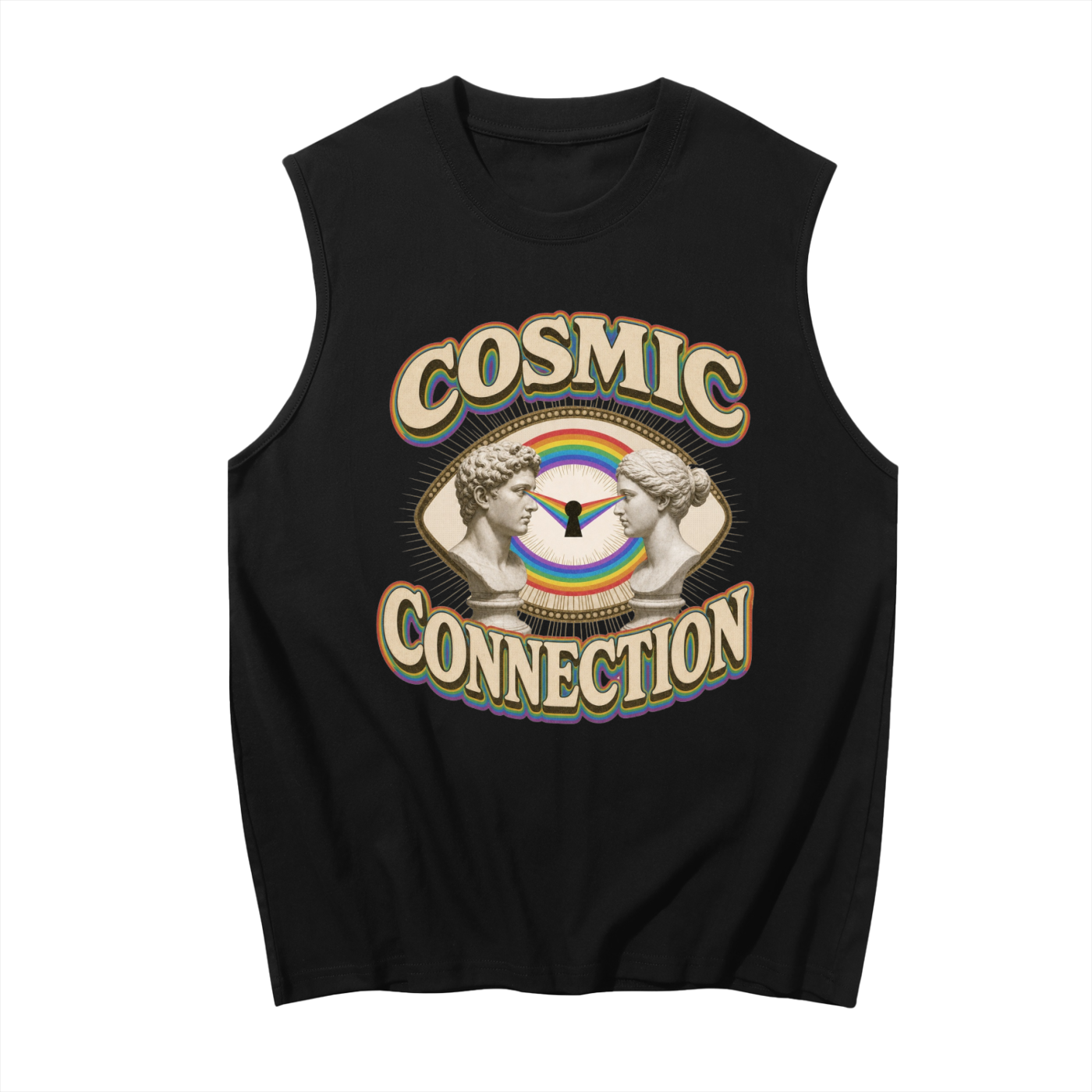 Cosmic Connection // Unisex Boxy Tank