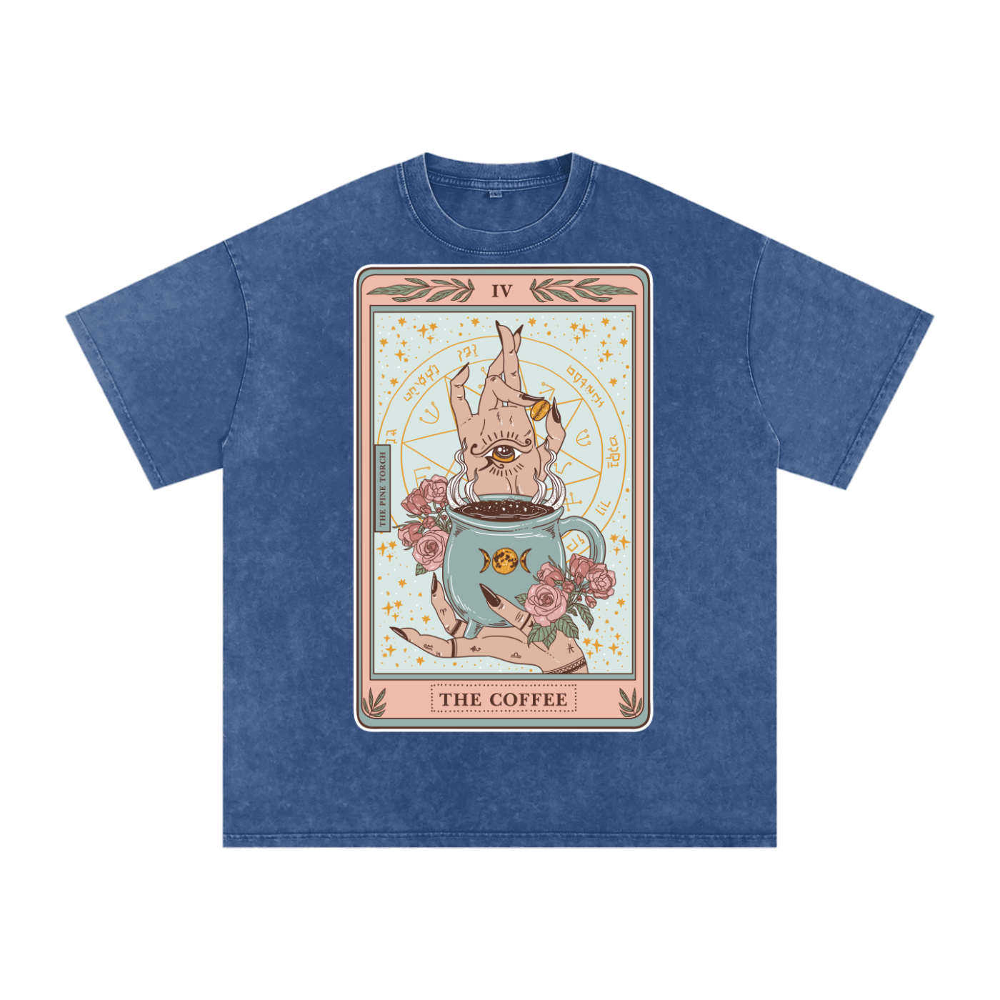 The Coffee // Snow Washed Oversized Cotton T-Shirt