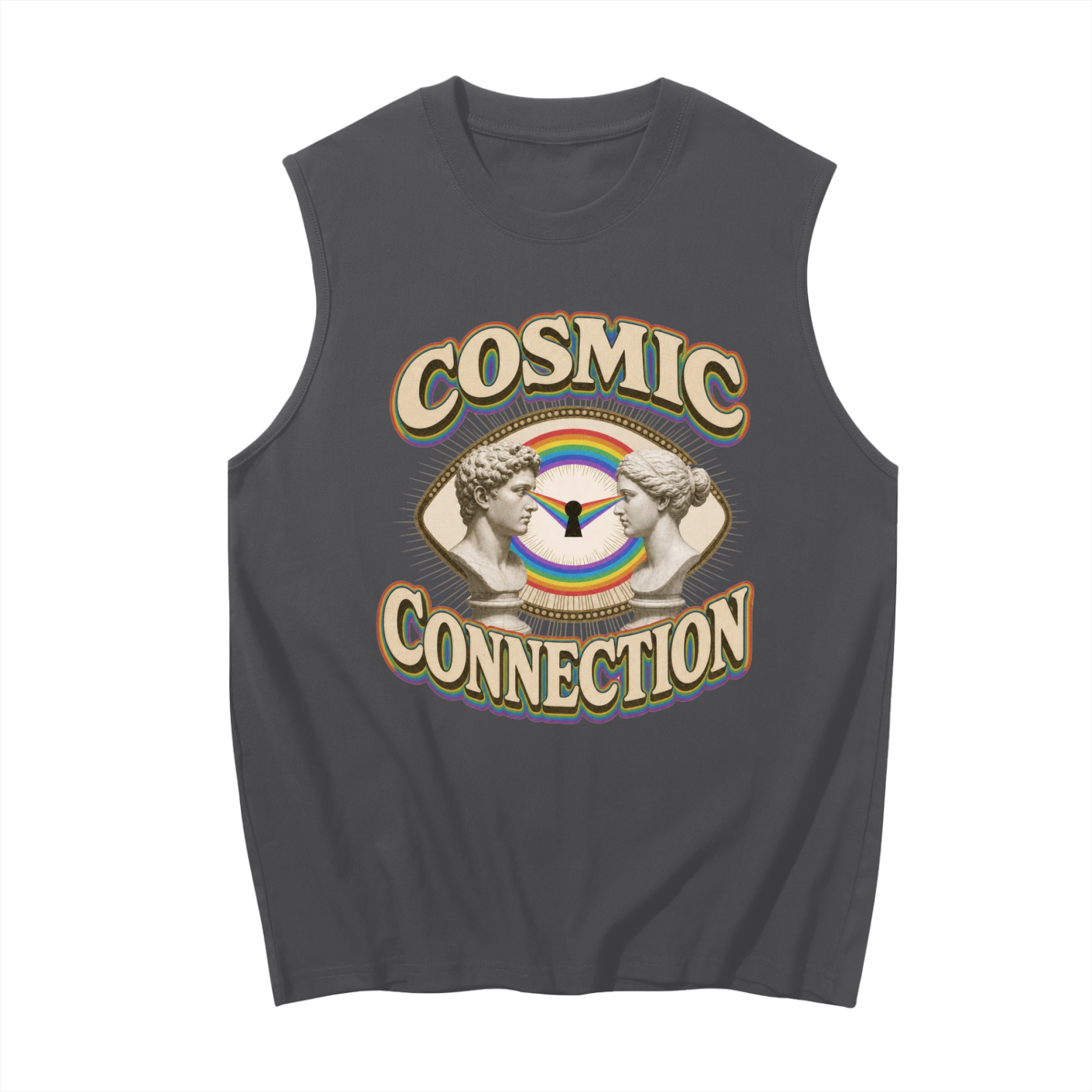 Cosmic Connection // Unisex Boxy Tank