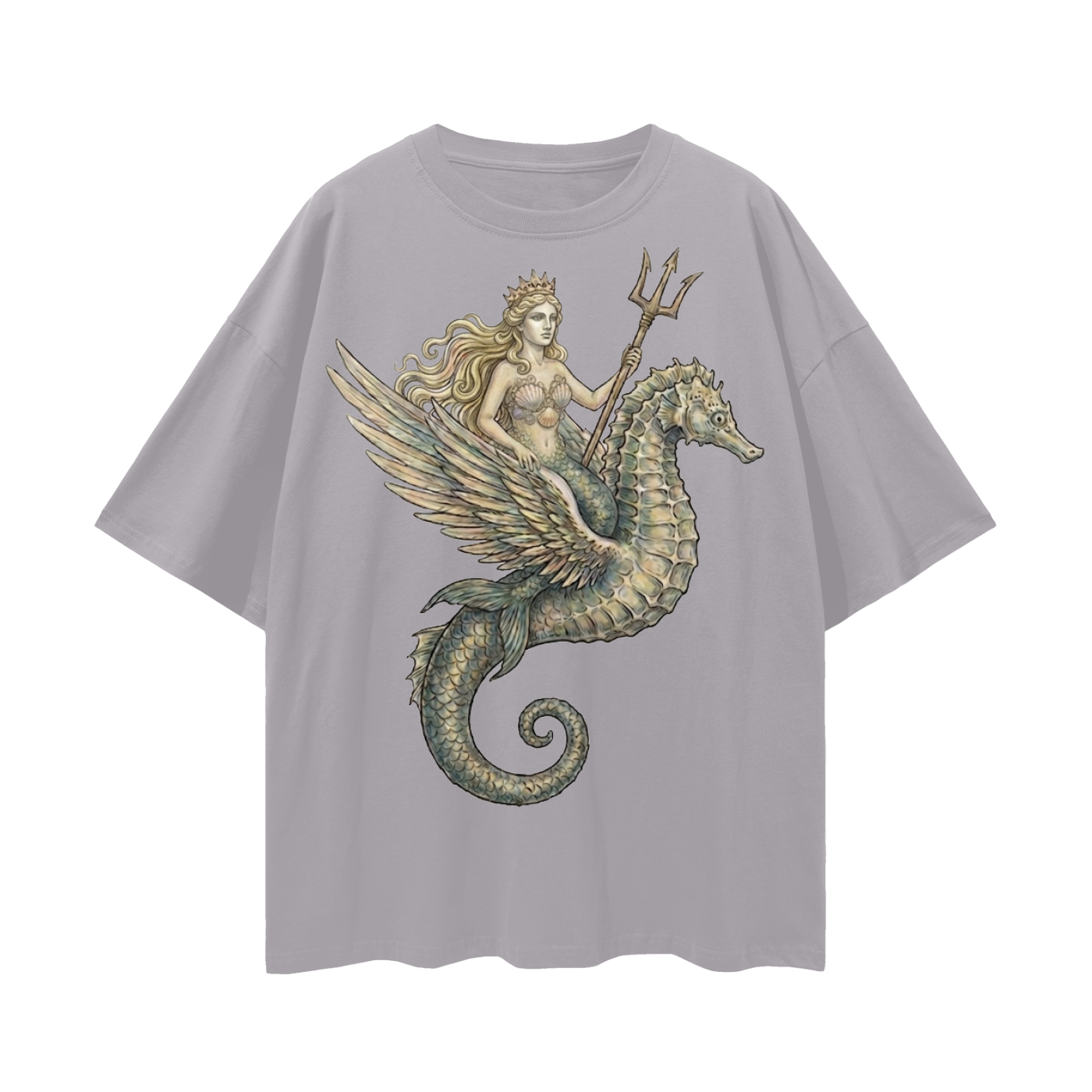 Sea Queen // Oversized Drop Shoulder T-Shirt