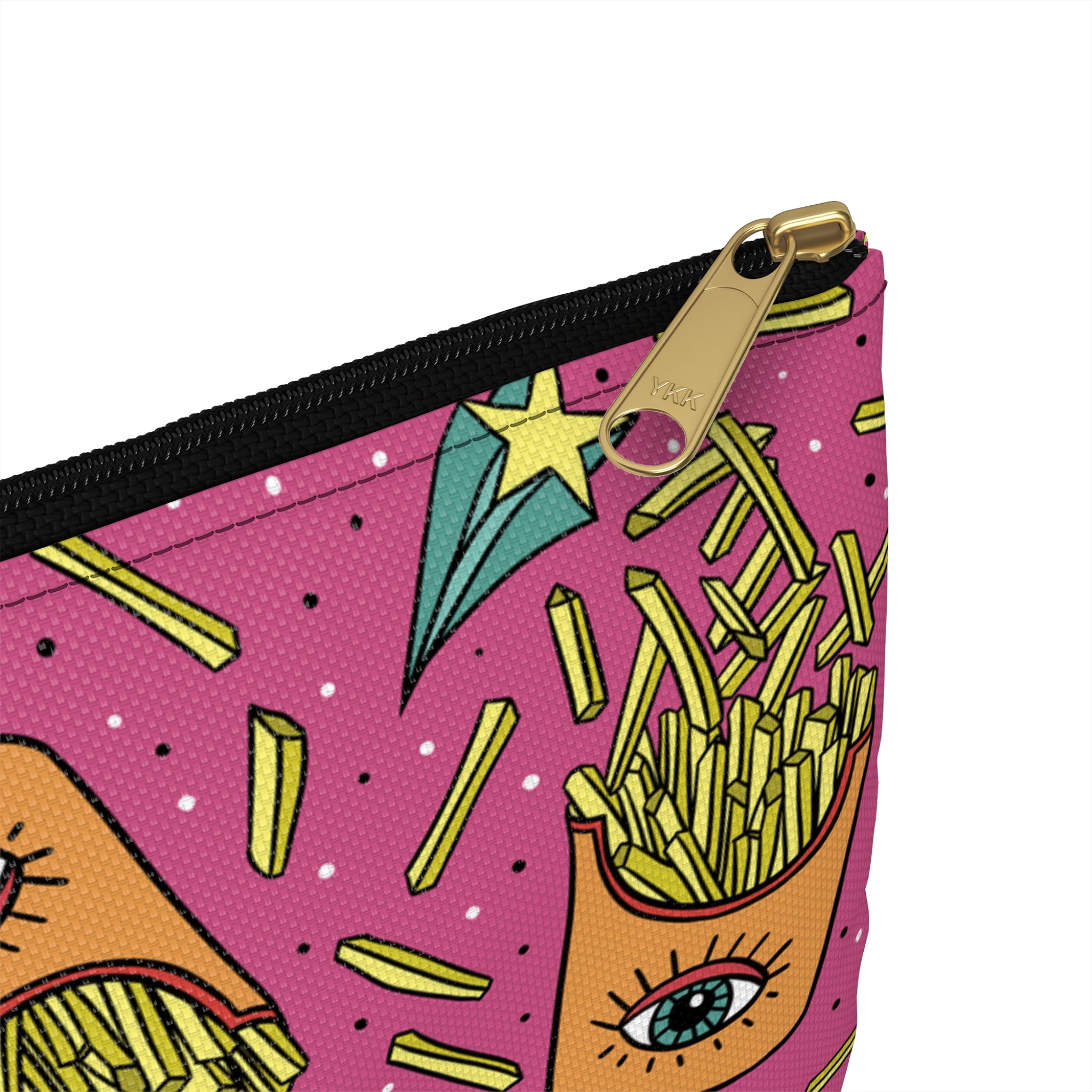 KEEP YOUR EYE ON THE FRIES // COSMETIC ZIP POUCH