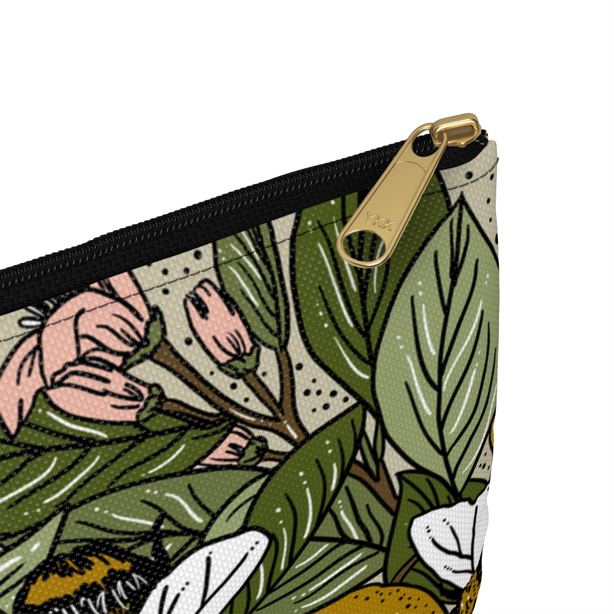 LEMON BLOSSOM // COSMETIC ZIP POUCH