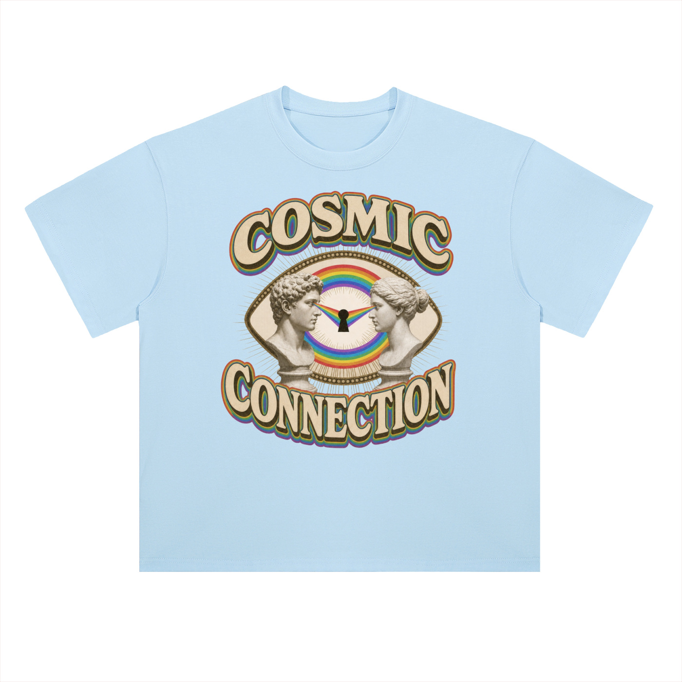 Cosmic Connection // Heavyweight Drop Shoulder Cotton T-Shirt