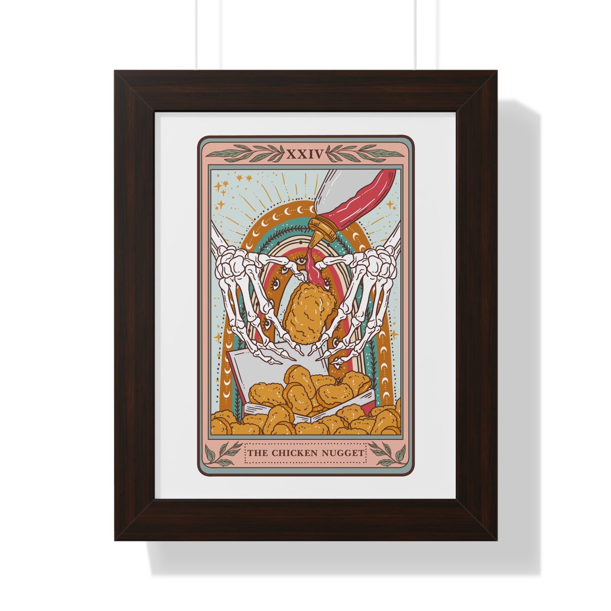 THE CHICKEN NUGGET // FRAMED POSTER PRINT