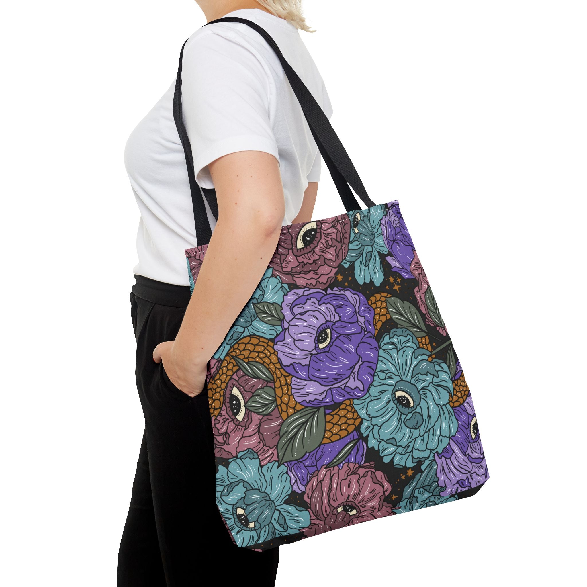 GOTHIC FLORAL // TOTE BAG (3 Sizes)
