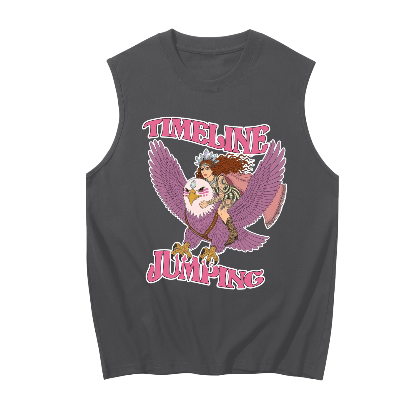 Timeline Jumping // Unisex Boxy Tank