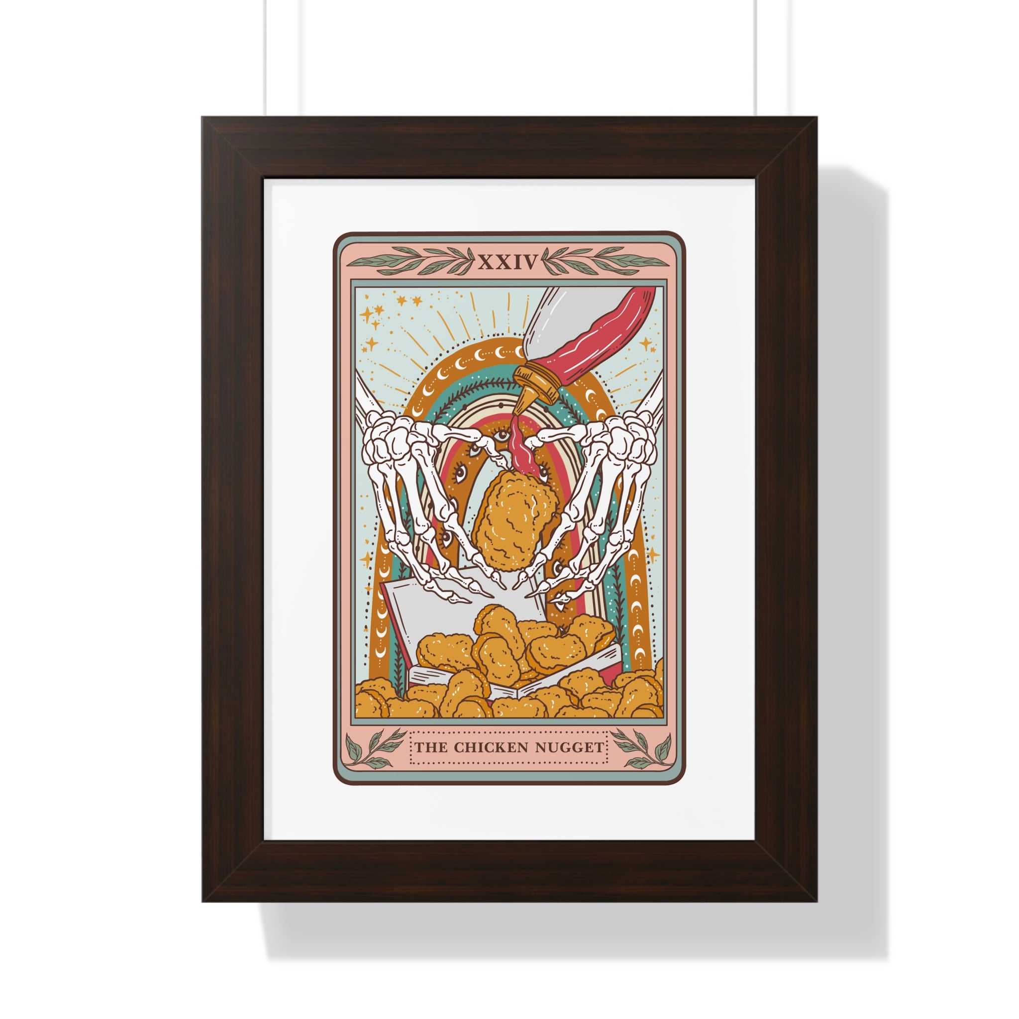 THE CHICKEN NUGGET // FRAMED POSTER PRINT