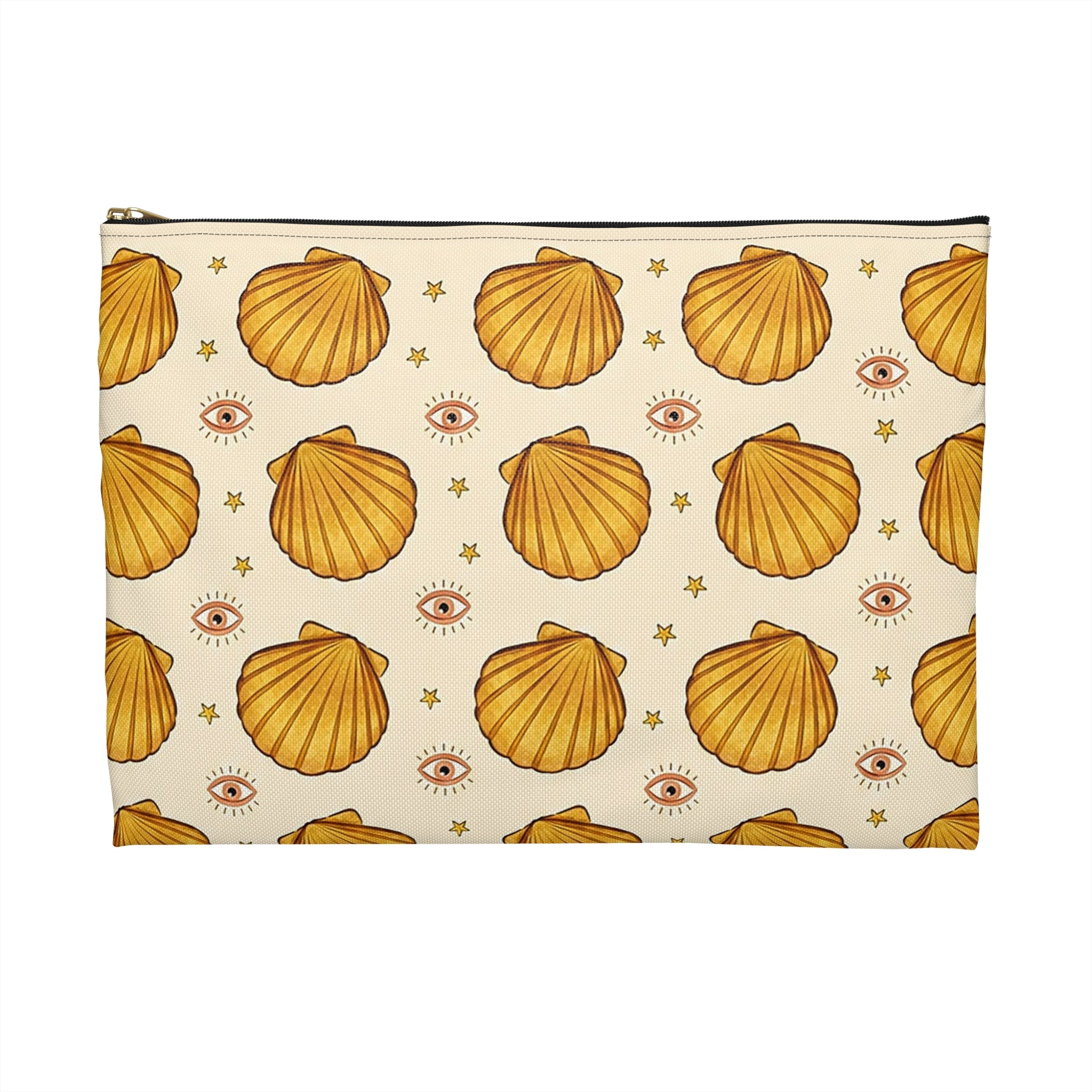 SEASHELL MILAGROS // COSMETIC ZIP POUCH