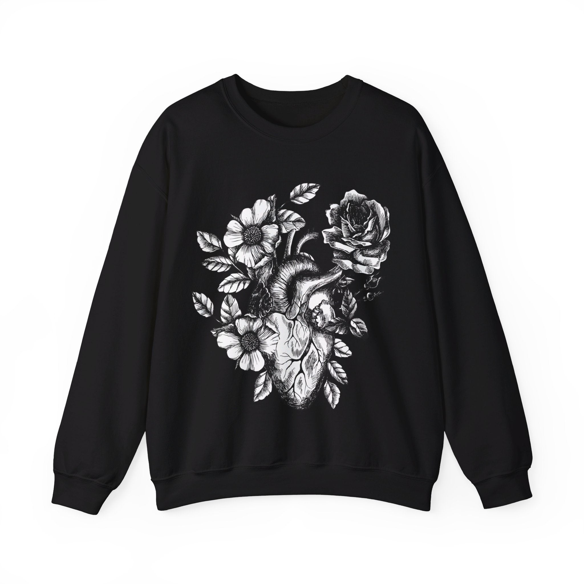 SACRED HEART (BW) // UNISEX PULLOVER