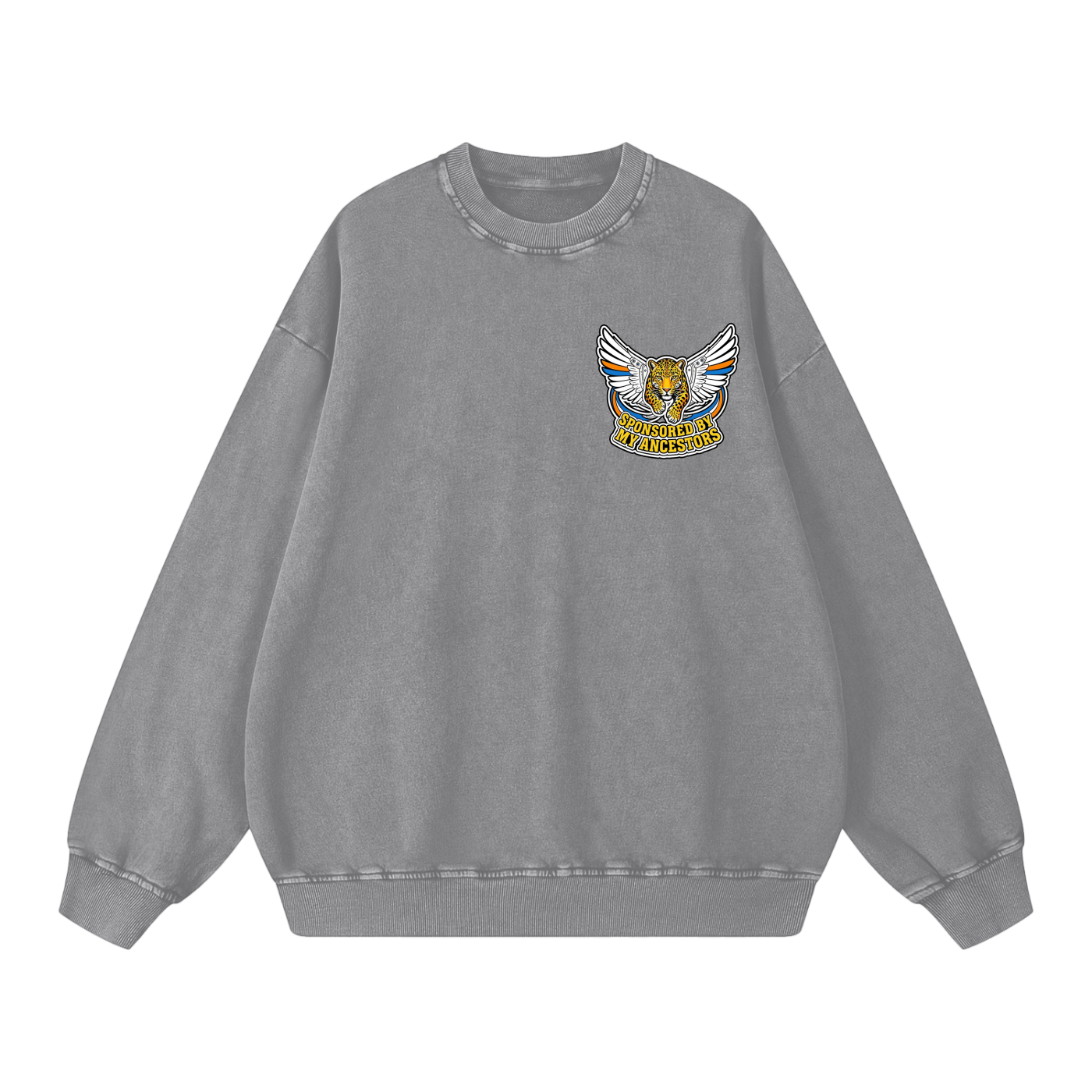 Sponsored by My Ancestors // Snow Washed Oversized Sweatshirt