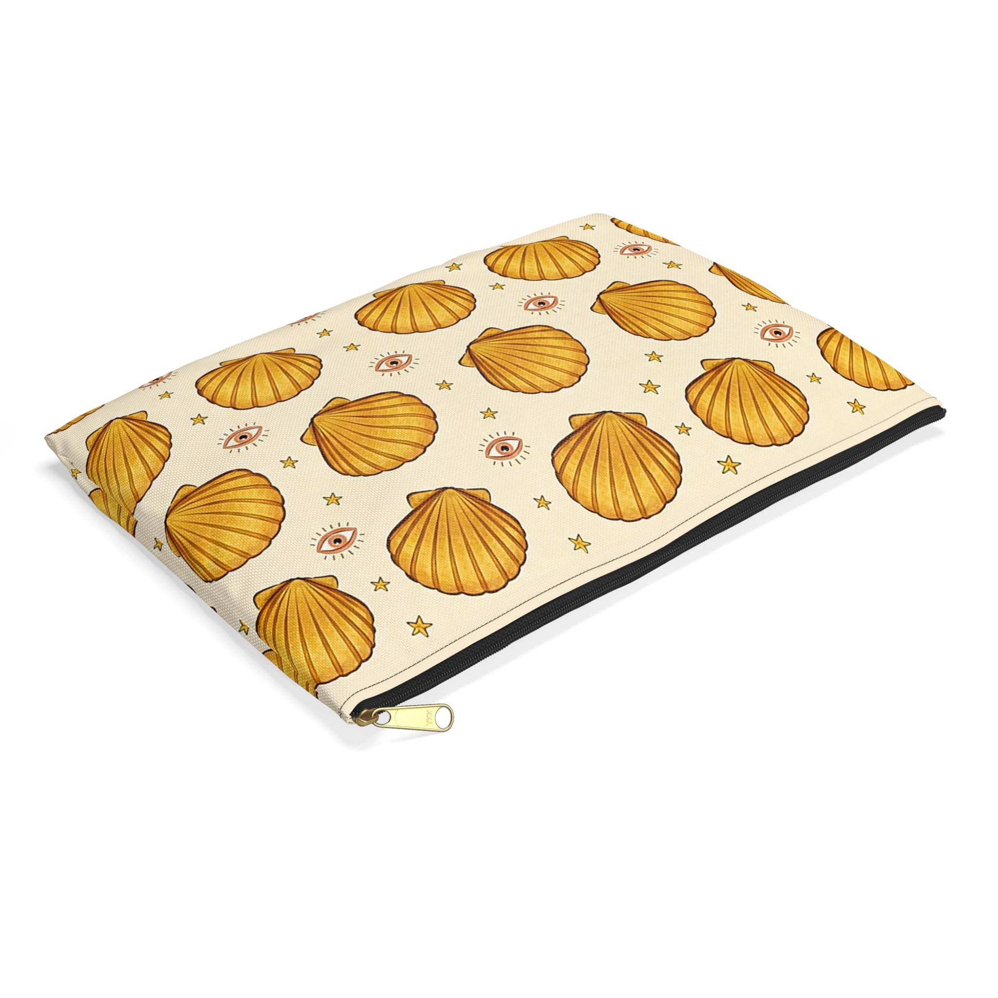SEASHELL MILAGROS // COSMETIC ZIP POUCH