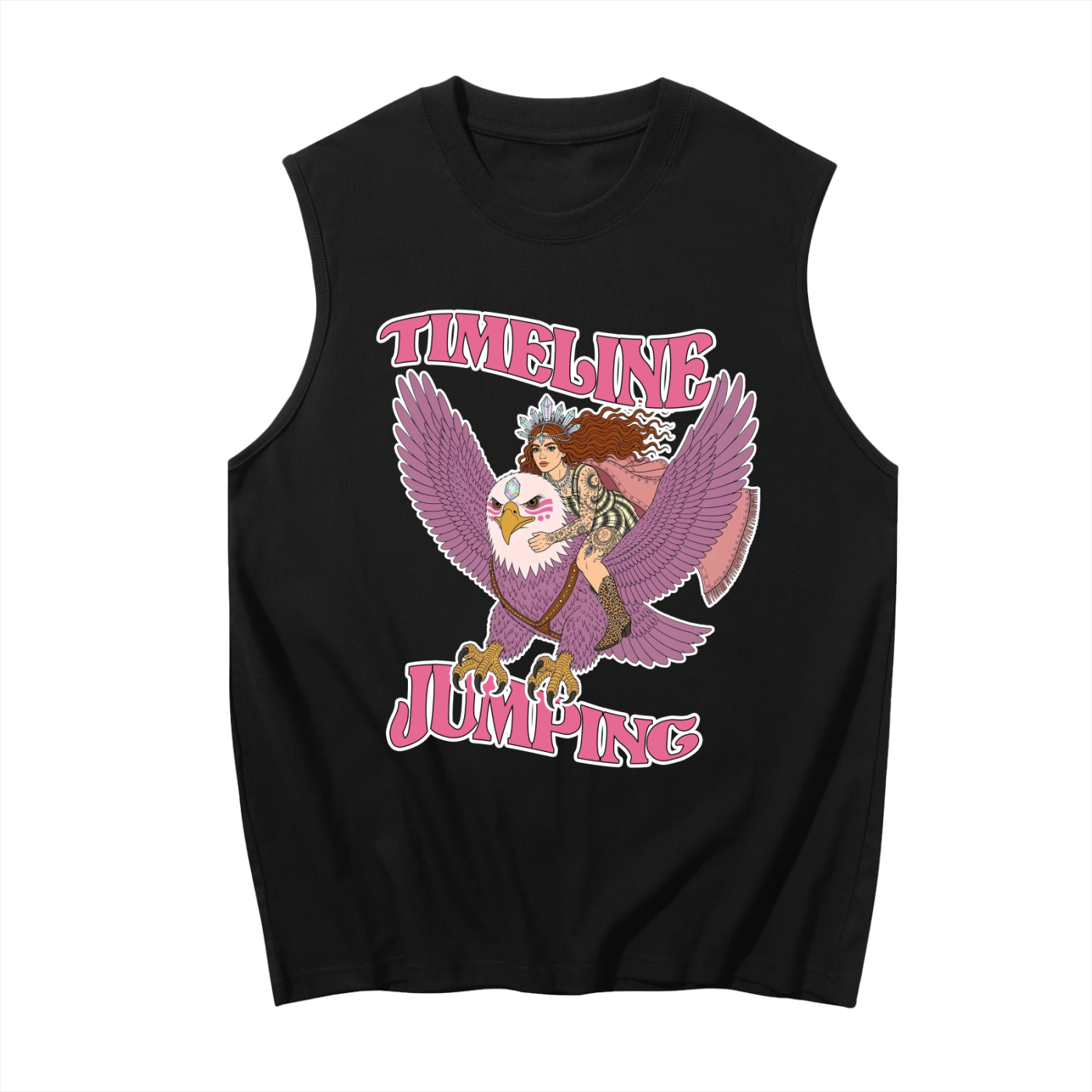 Timeline Jumping // Unisex Boxy Tank