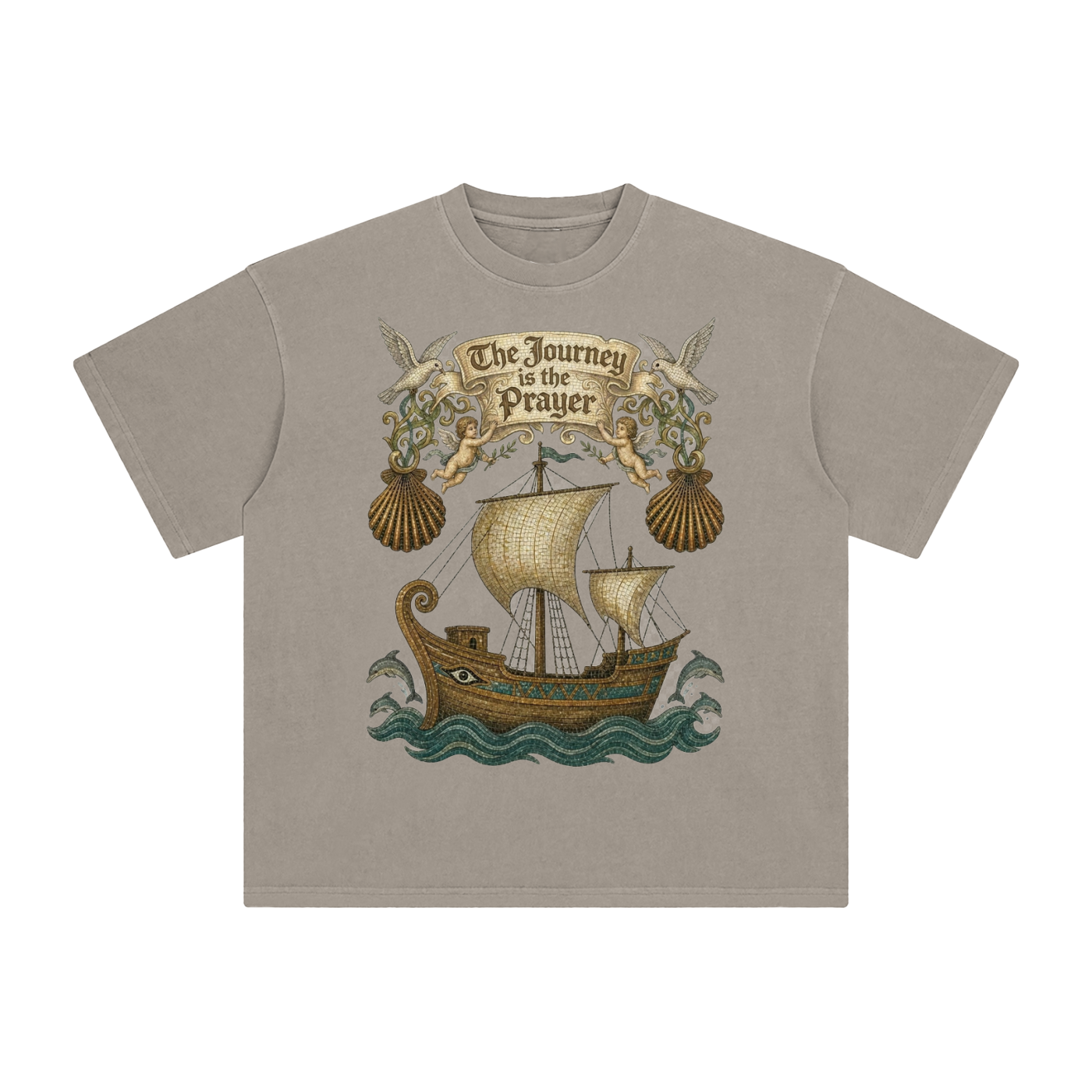 The Journey is the Prayer // Enzyme Washed T-Shirt