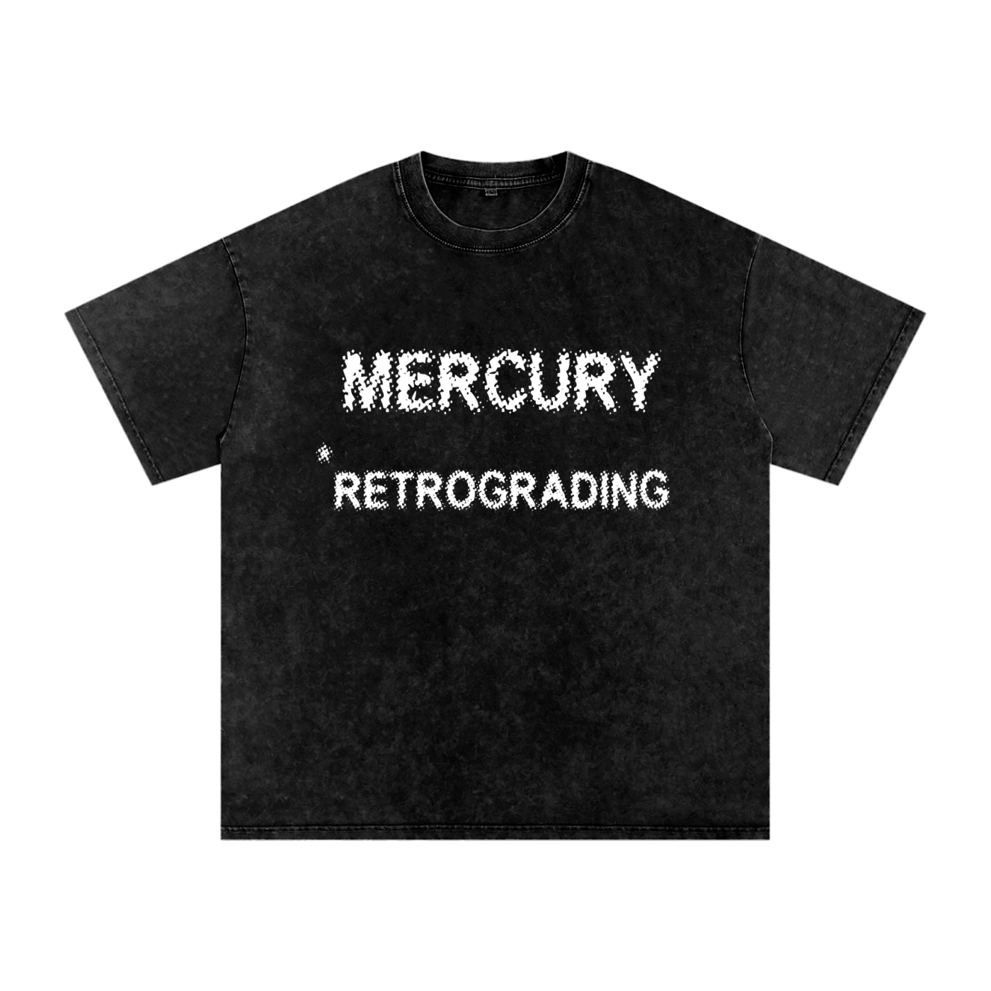 Mercury Retrograding // Snow Washed Oversized Cotton T-Shirt