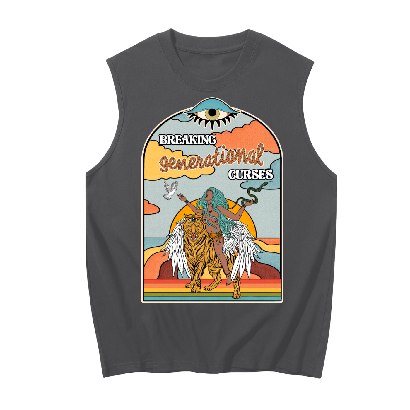 Healing Generational Curses // Unisex Boxy Tank