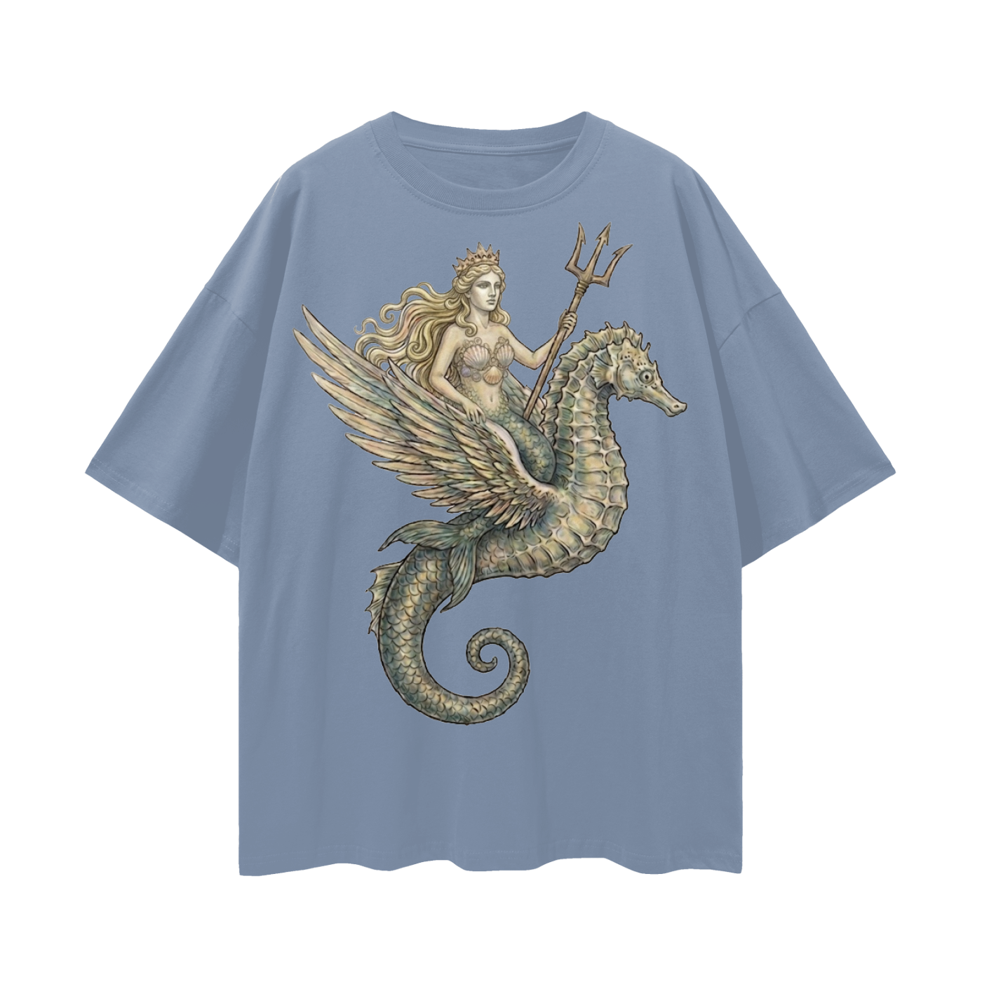 Sea Queen // Oversized Drop Shoulder T-Shirt