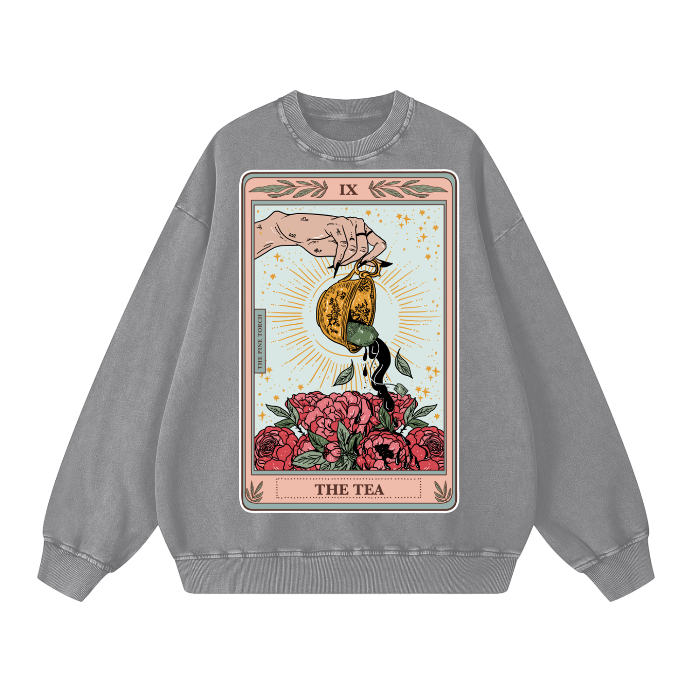 The Tea // Snow Washed Oversized Sweatshirt