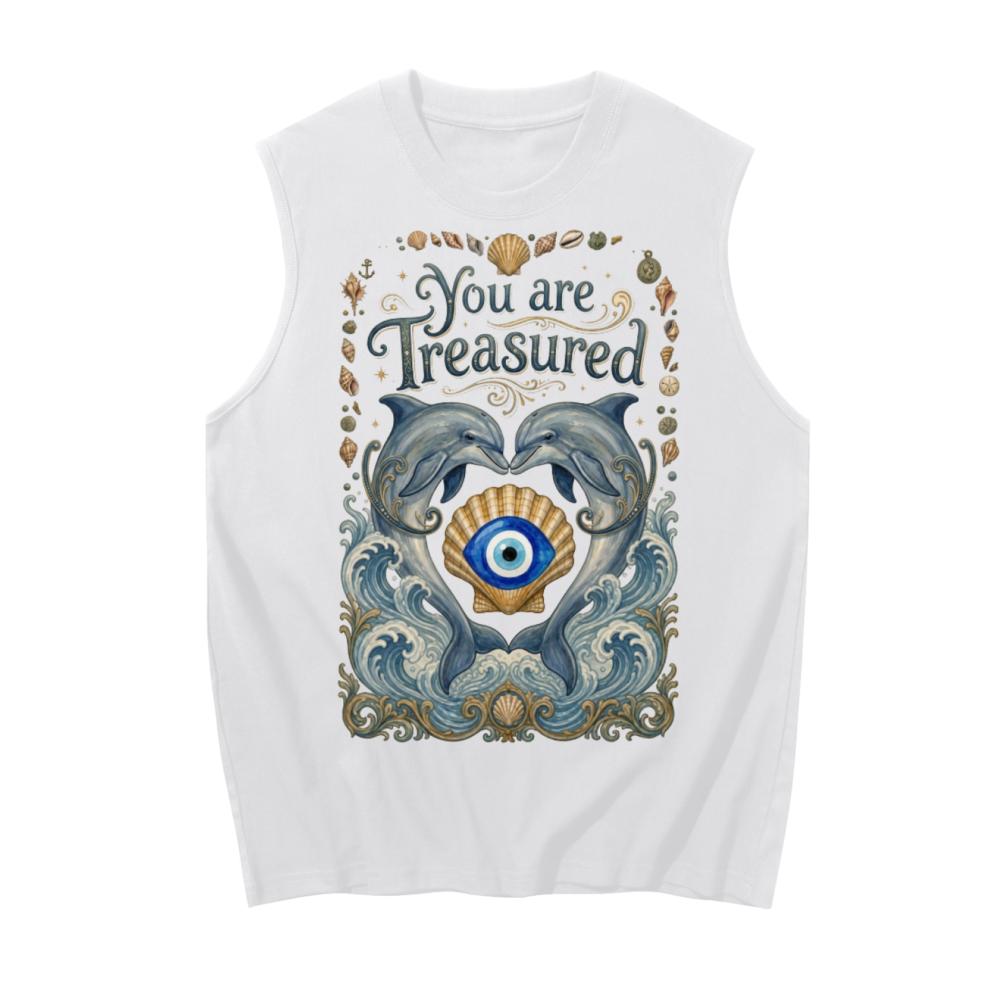 You are Treasaured // Unisex Boxy Cotton Tank
