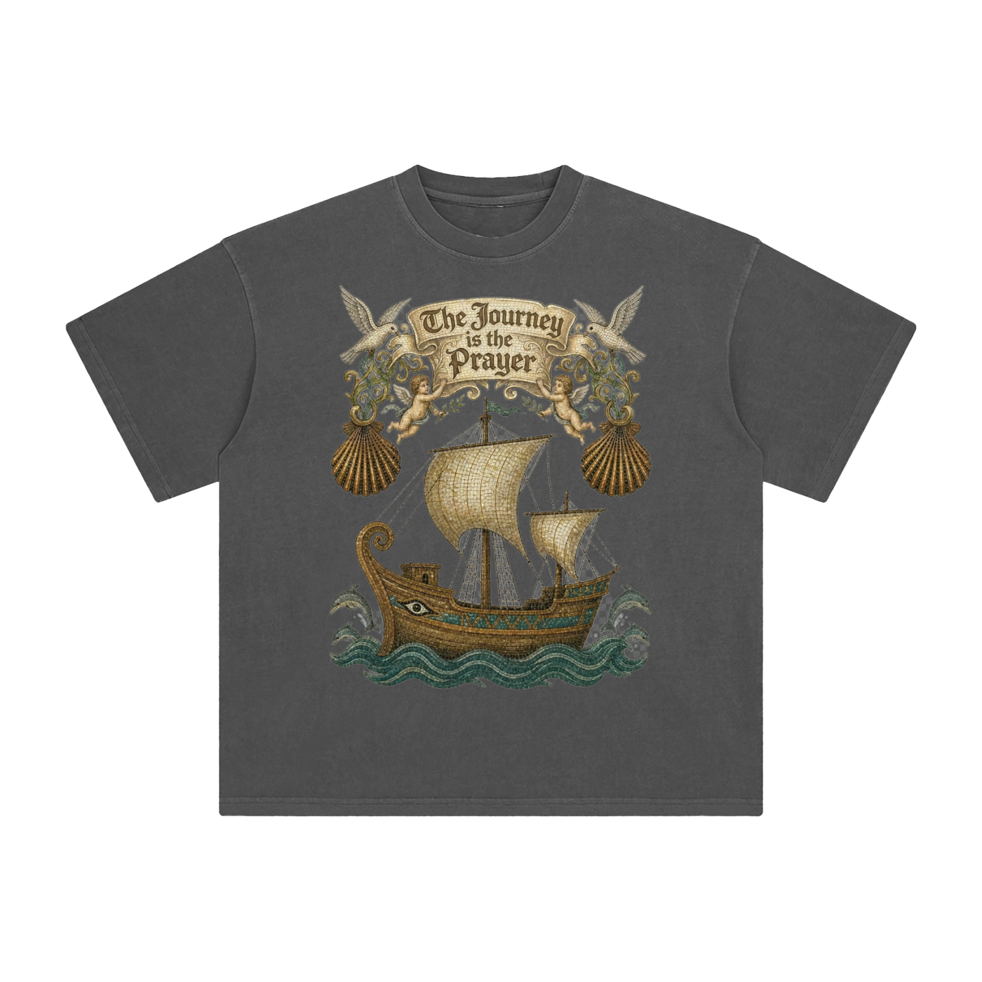 The Journey is the Prayer // Enzyme Washed T-Shirt