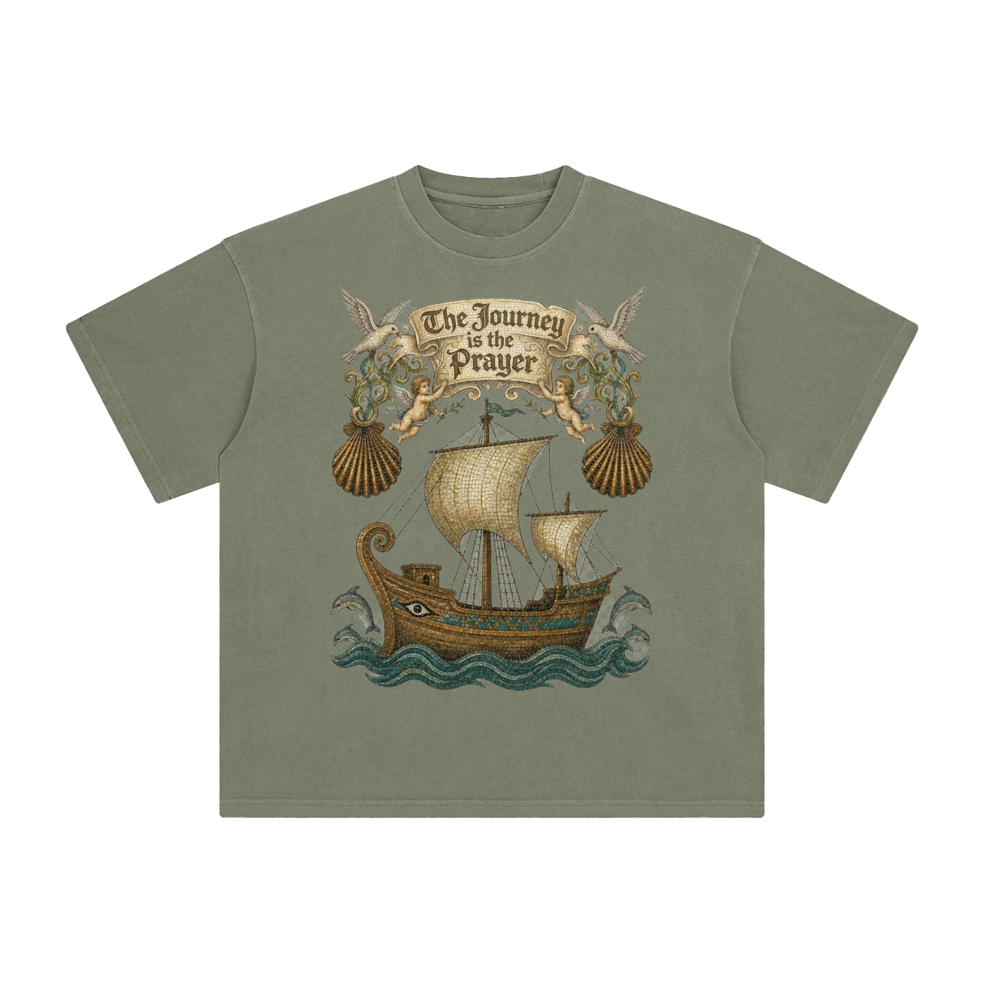 The Journey is the Prayer // Enzyme Washed T-Shirt