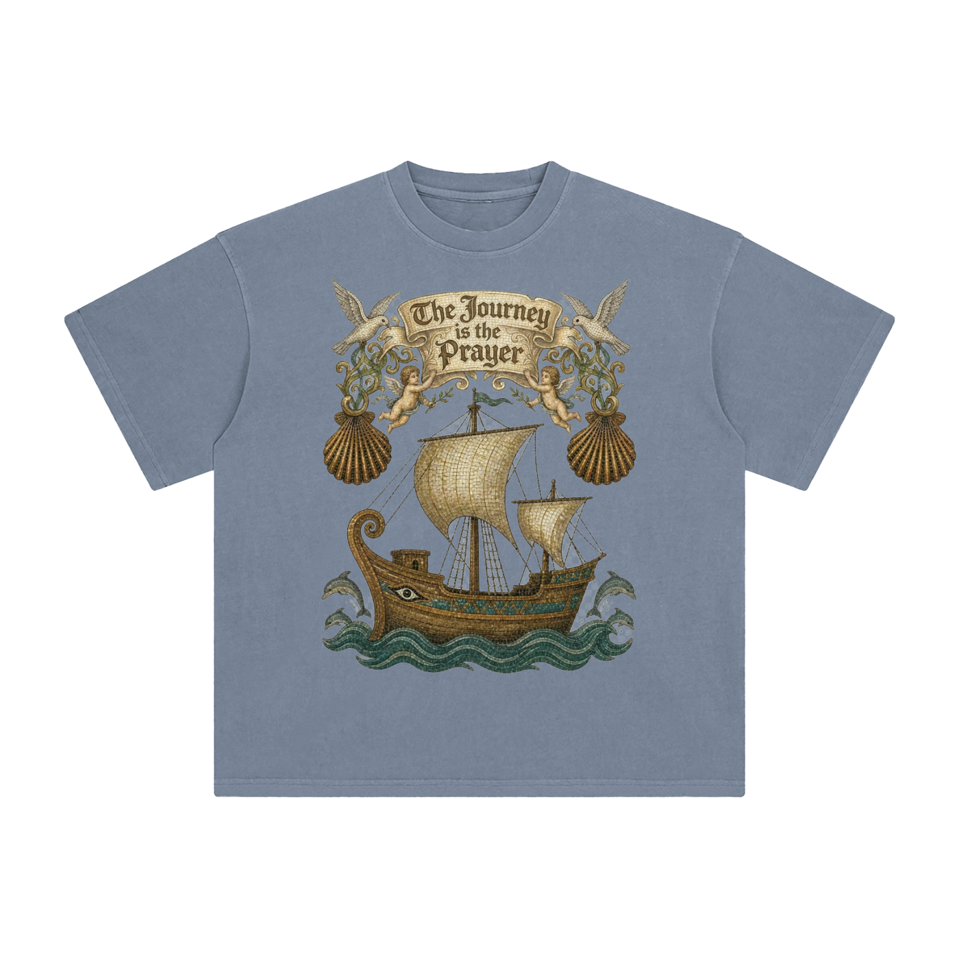 The Journey is the Prayer // Enzyme Washed T-Shirt