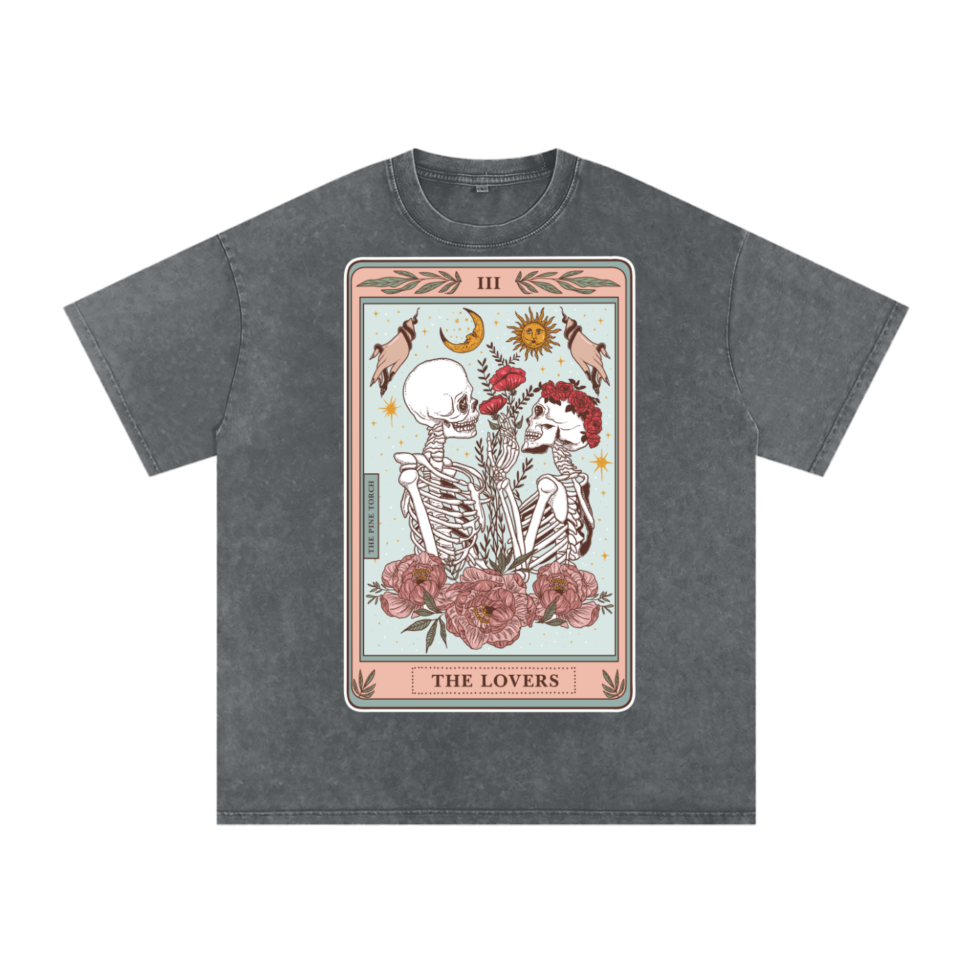 The Lovers // Snow Washed Oversized Cotton T-Shirt