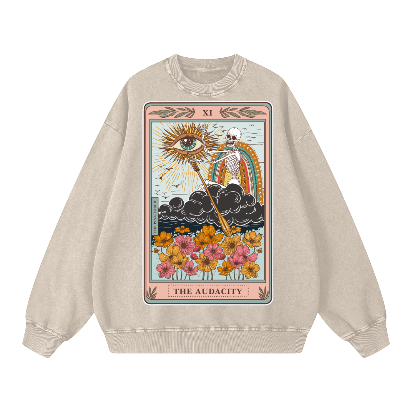 The Audacity // Snow Washed Oversized Sweatshirt