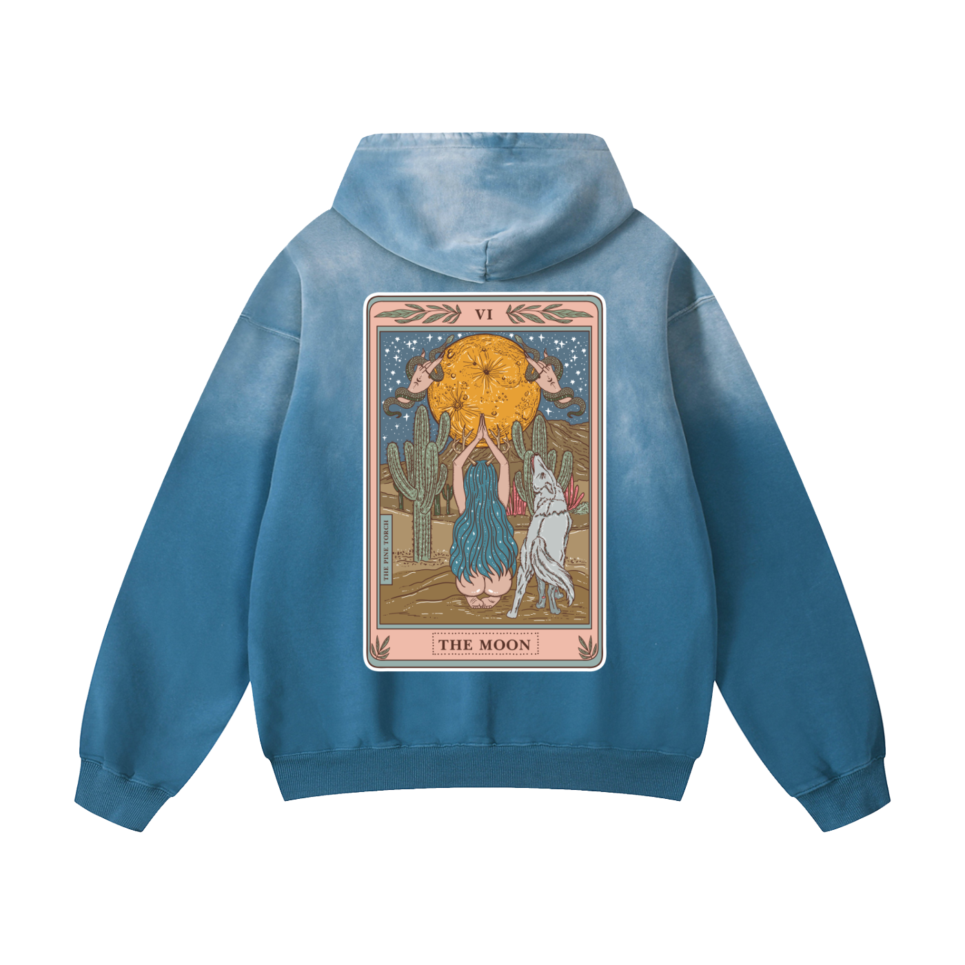 The Moon // Heavyweight Sunfade Oversized Hoodie