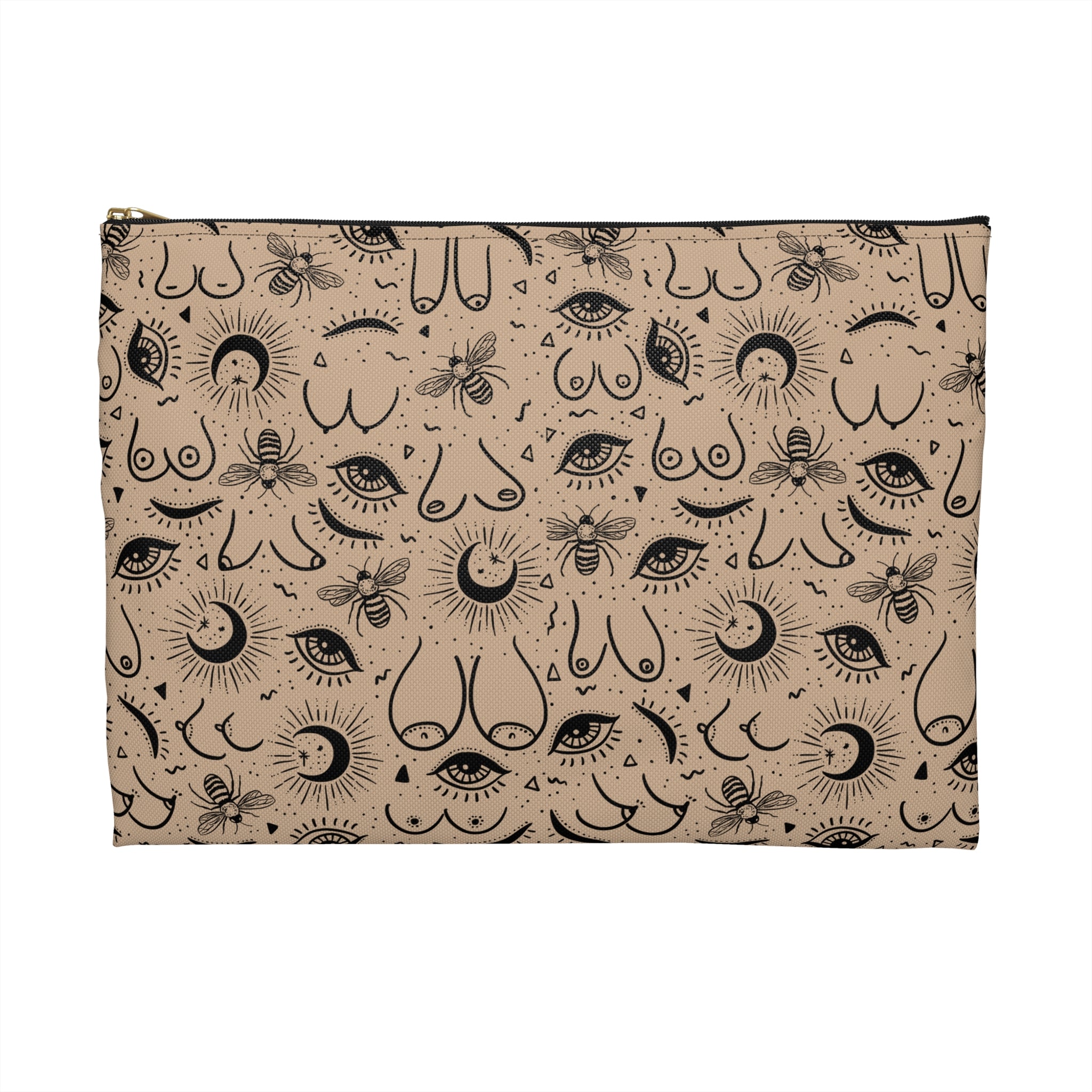 BOOB BEES // COSMETIC ZIP POUCH