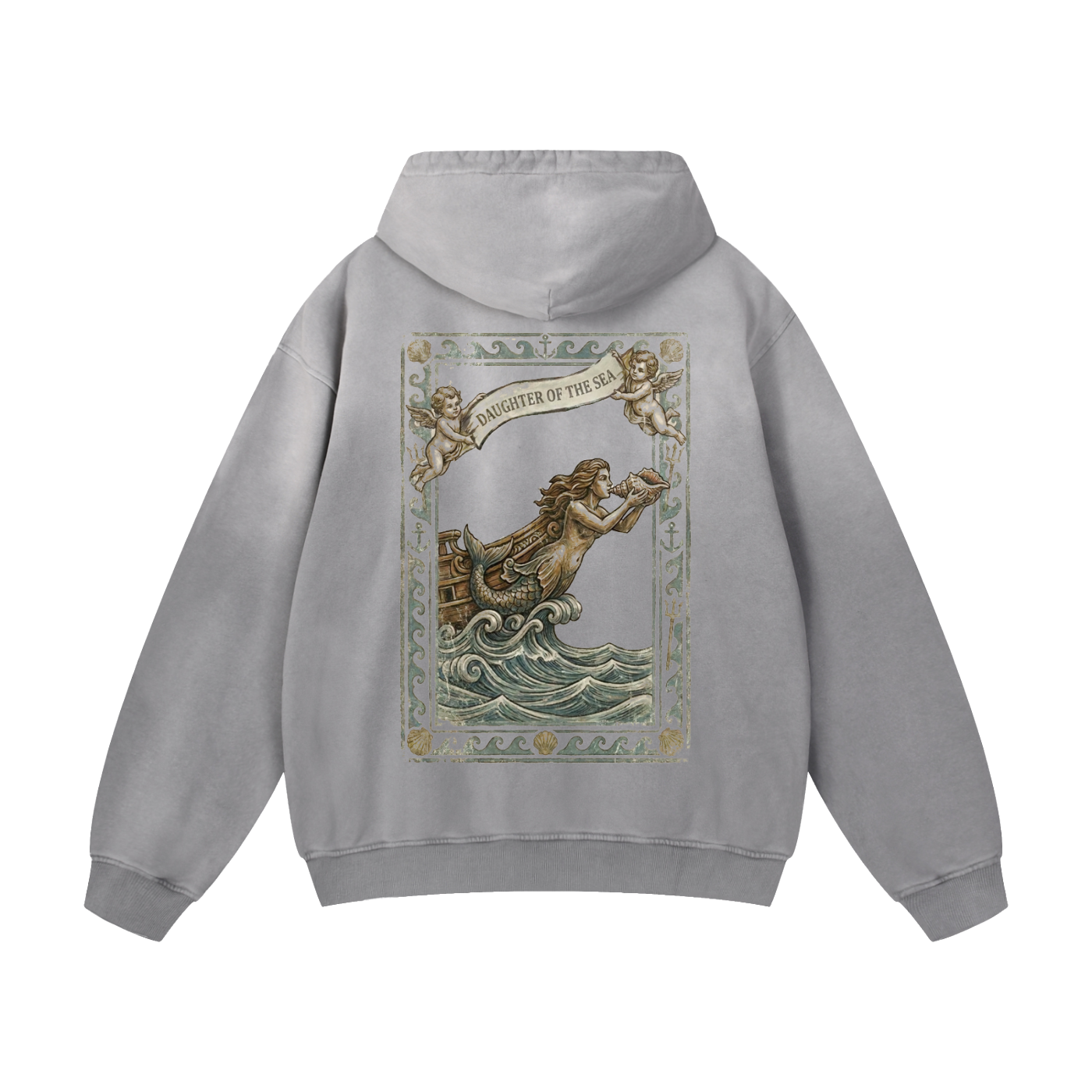 Daughter of the Sea // Heavyweight Sunfade Oversized Hoodie