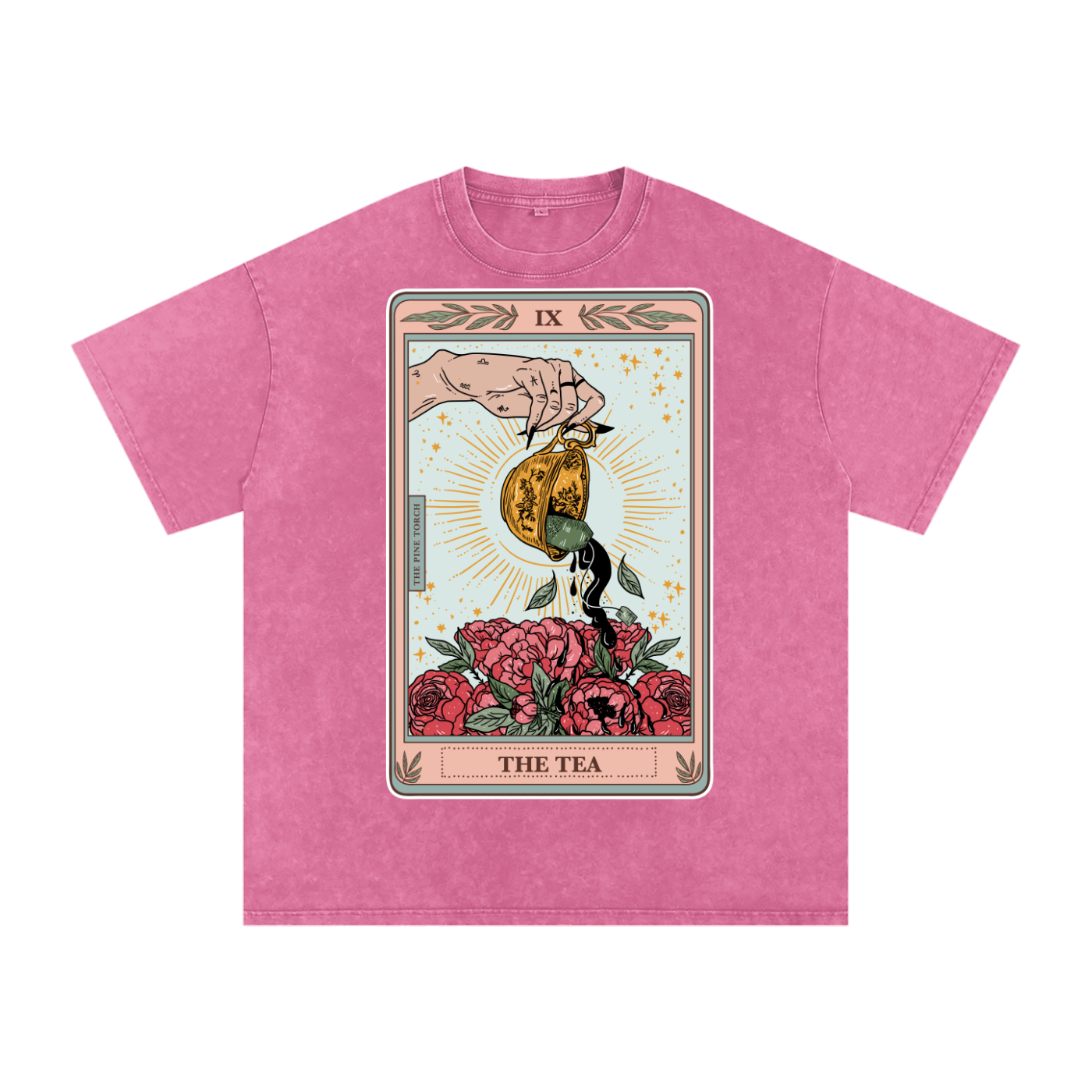 The Tea // Snow Washed Oversized Cotton T-Shirt