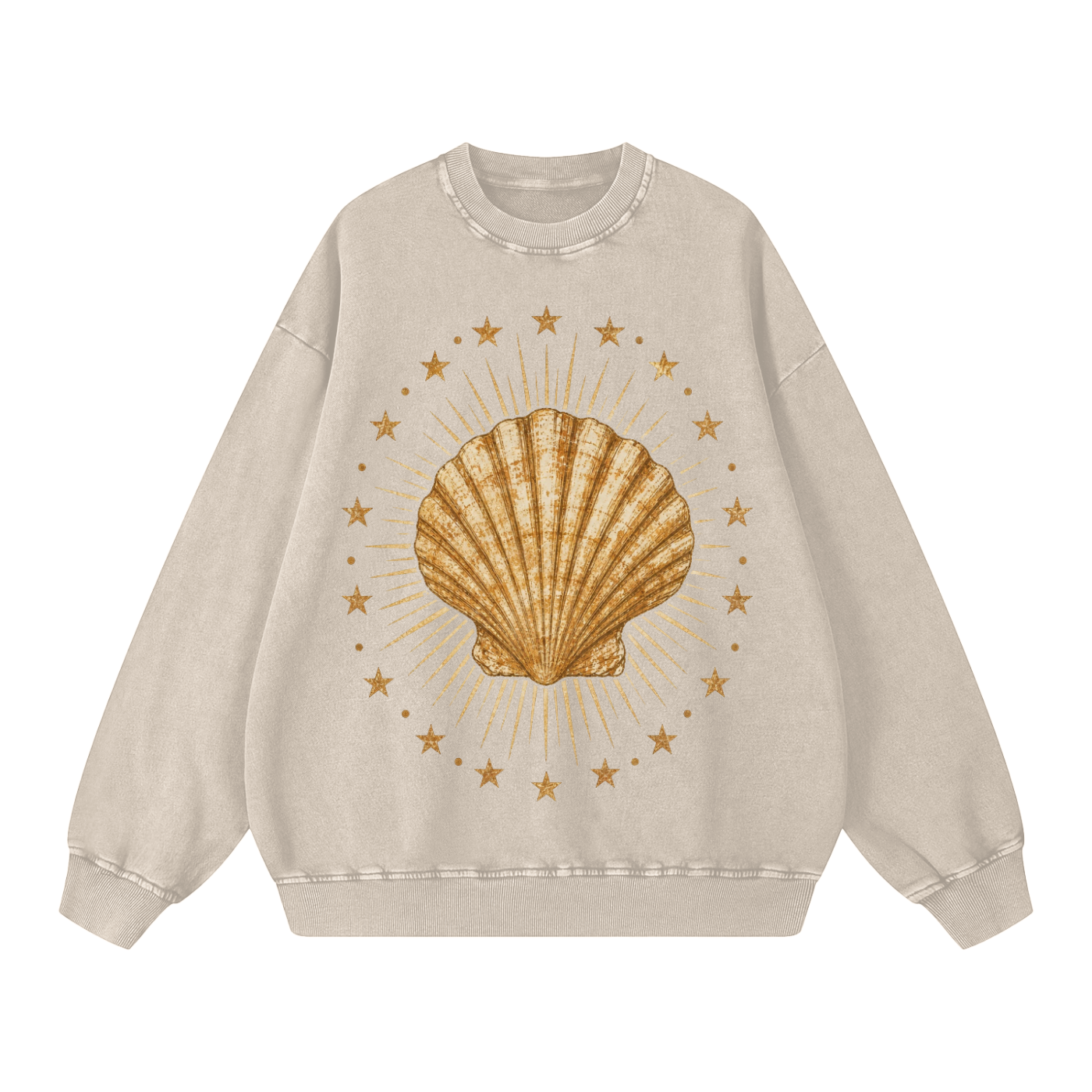 Seashell Milagro // Snow Washed Oversized Sweatshirt