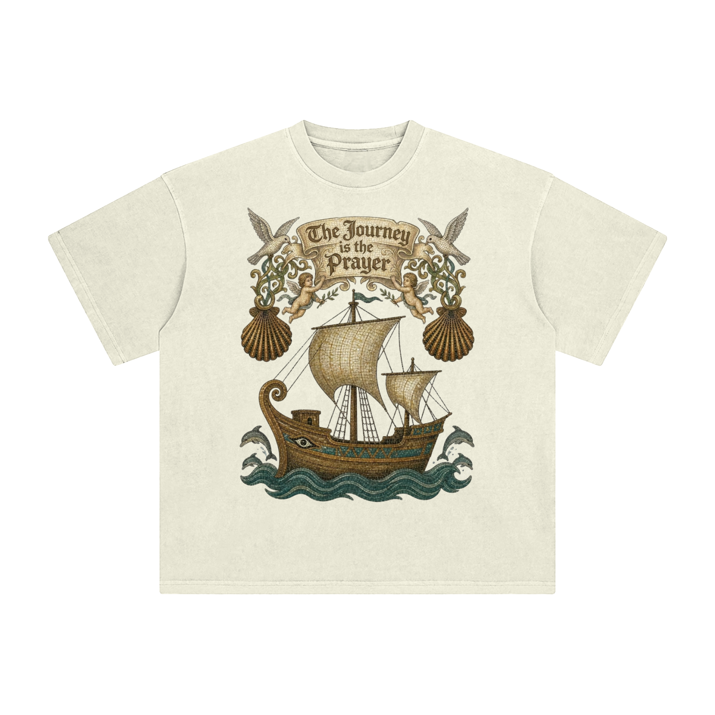 The Journey is the Prayer // Enzyme Washed T-Shirt