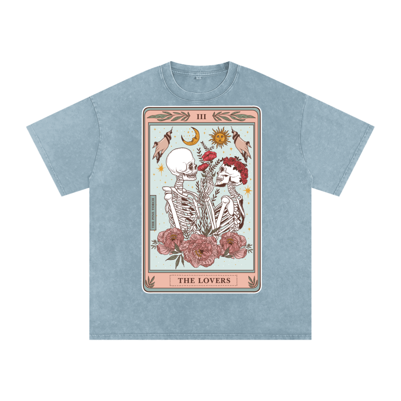 The Lovers // Snow Washed Oversized Cotton T-Shirt