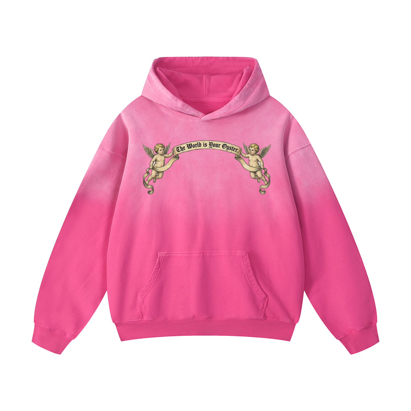 The World is Your Oyster // Heavyweight Sunfade Oversized Hoodie