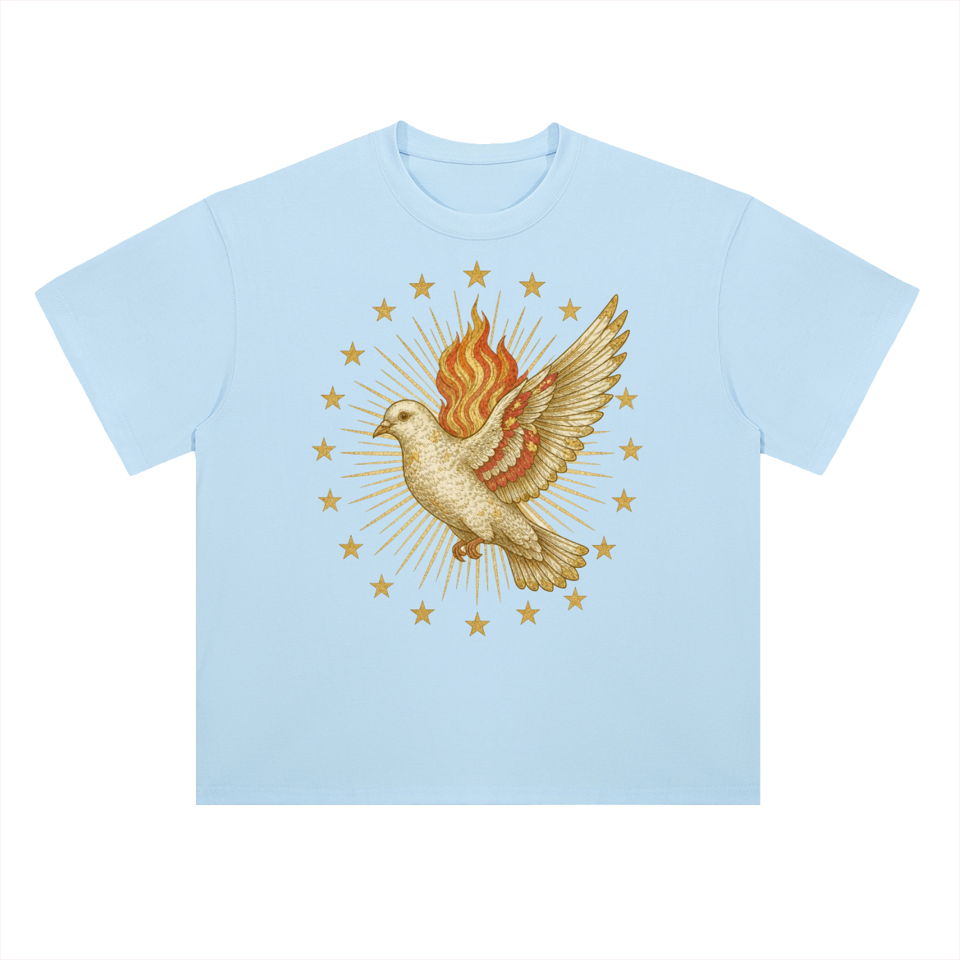 Holy Dove Milagro // Heavyweight Drop Shoulder Cotton T-Shirt