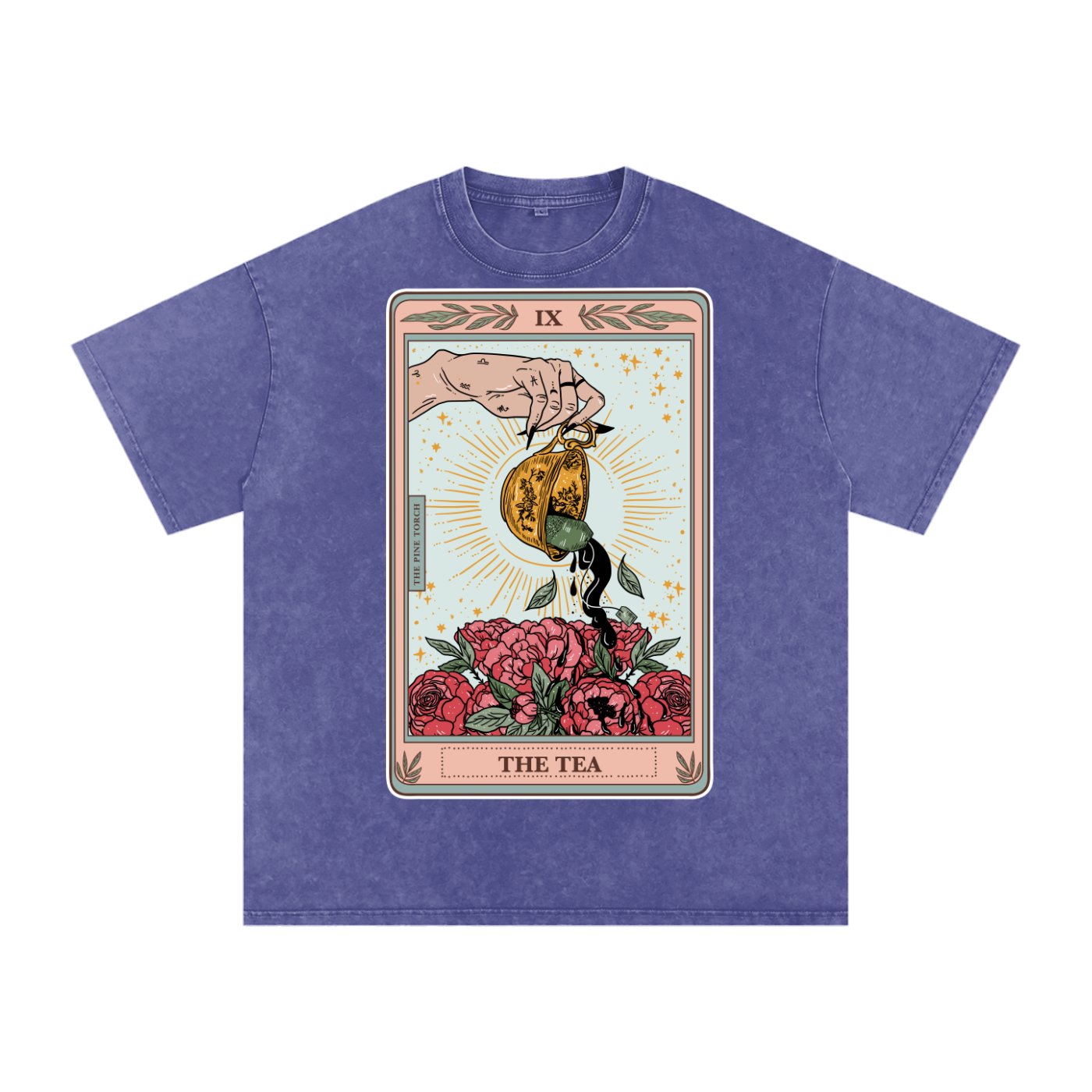 The Tea // Snow Washed Oversized Cotton T-Shirt