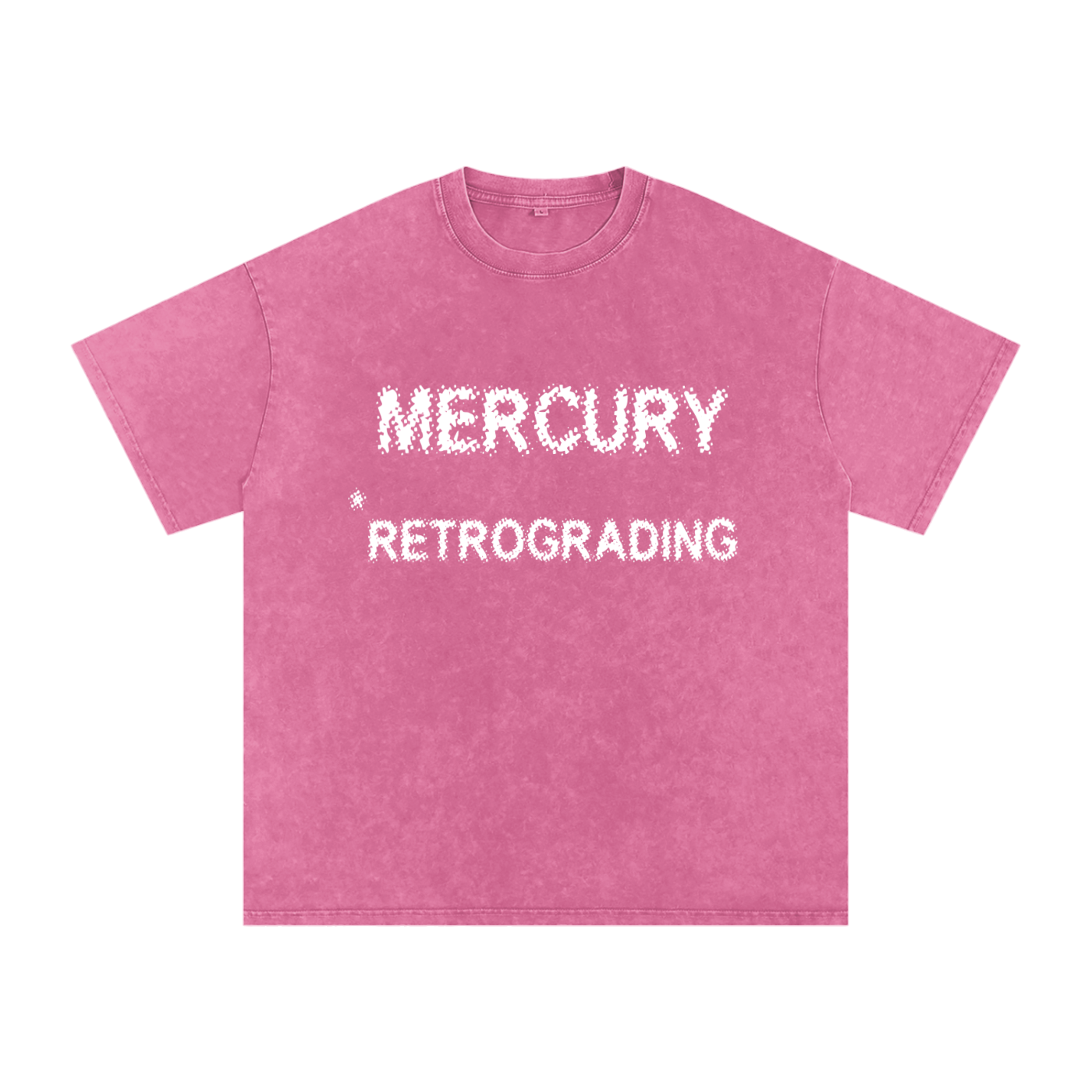 Mercury Retrograding // Snow Washed Oversized Cotton T-Shirt