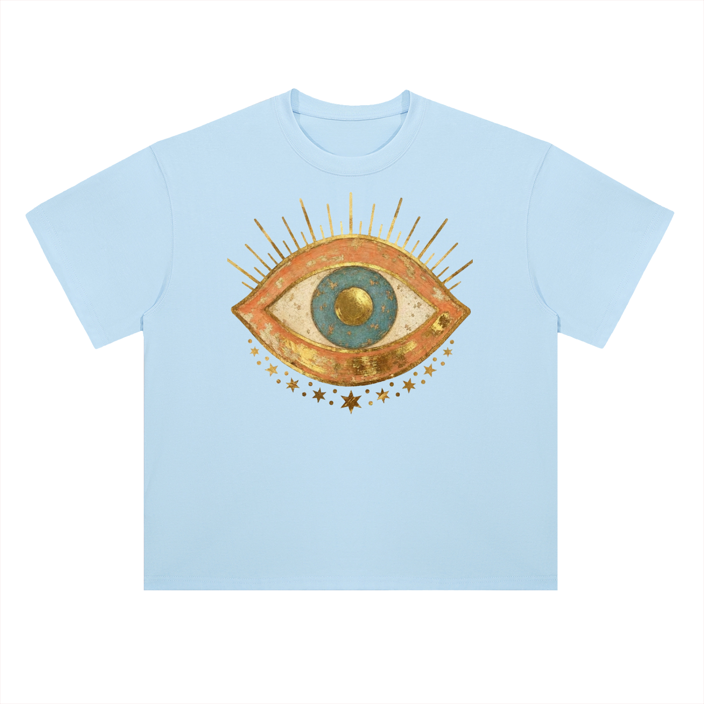 Evil Eye Milagro // Heavyweight Drop Shoulder Cotton T-Shirt