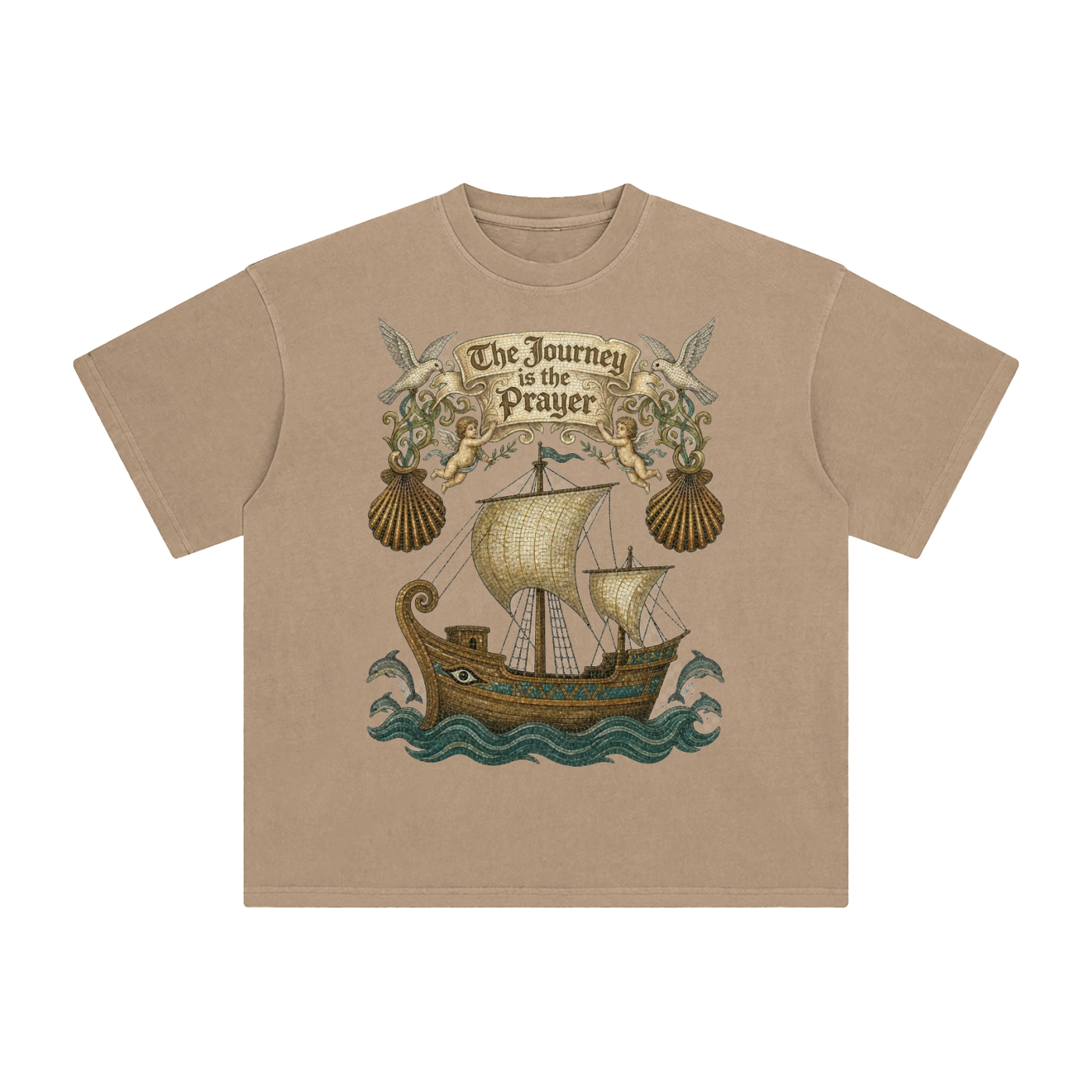 The Journey is the Prayer // Enzyme Washed T-Shirt
