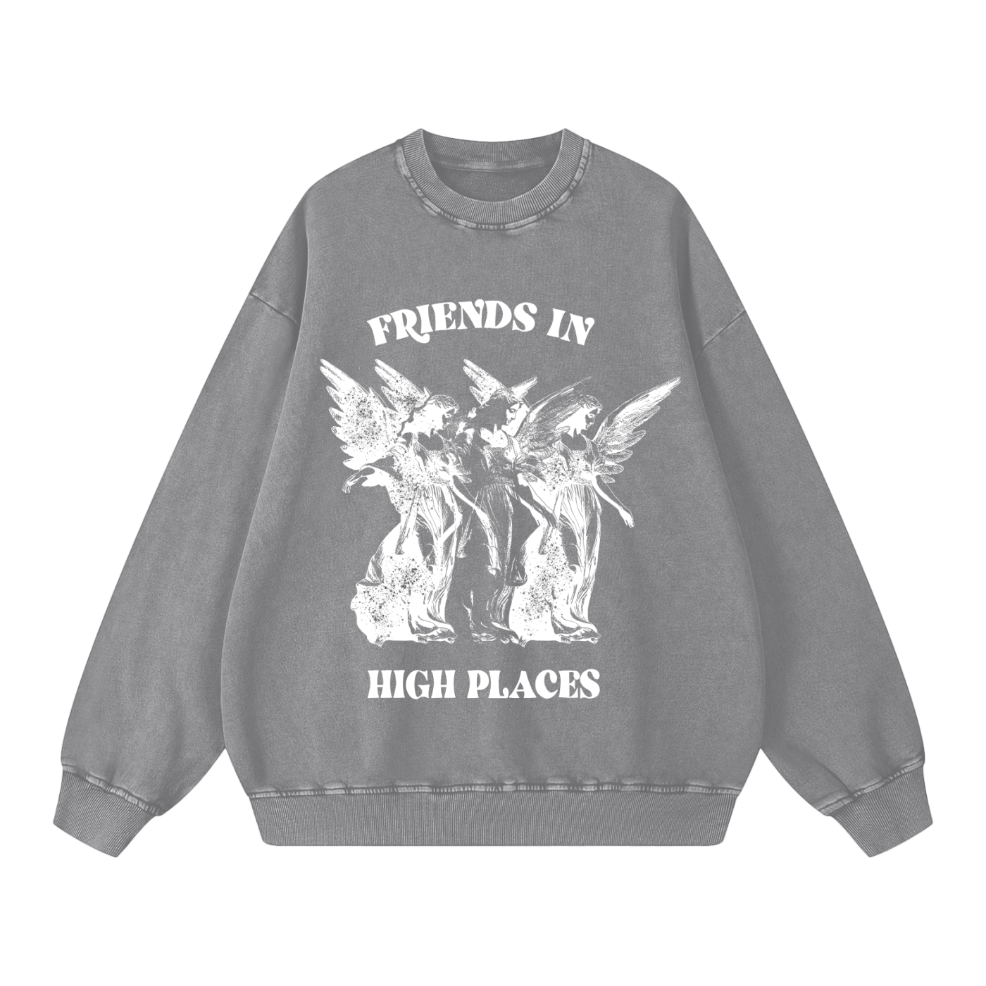 Friends in High Places // Snow Washed Oversized Sweatshirt