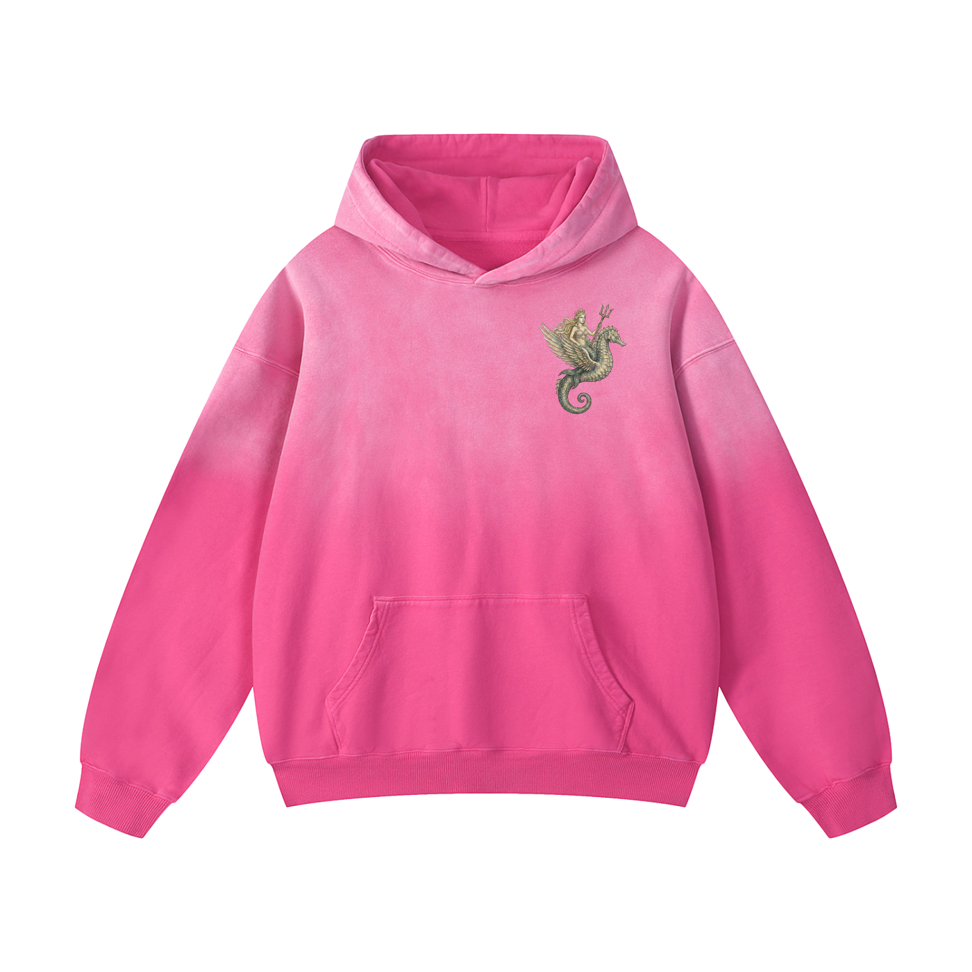 Sea Queen // Heavyweight Sunfade Oversized Hoodie